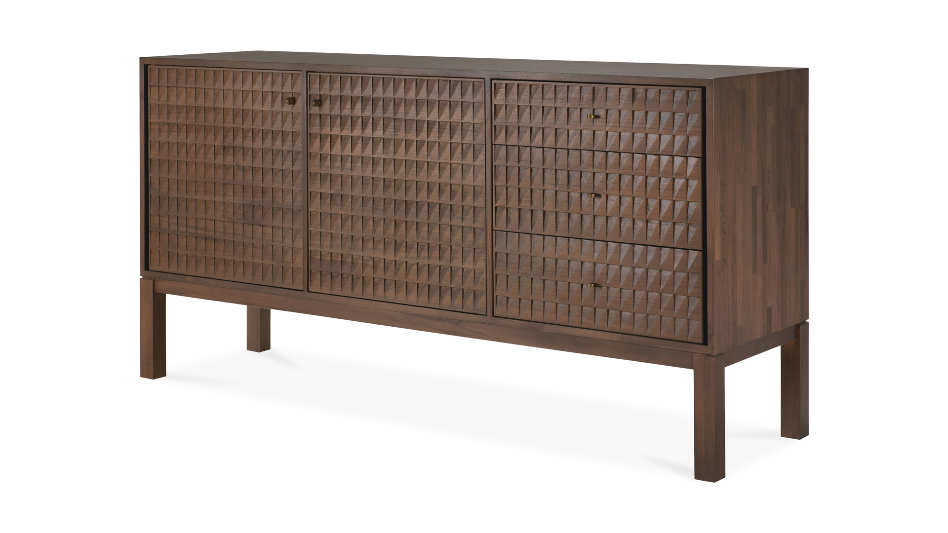 Teck light brown Buffet Sono 172 x 48cm Ethnicraft