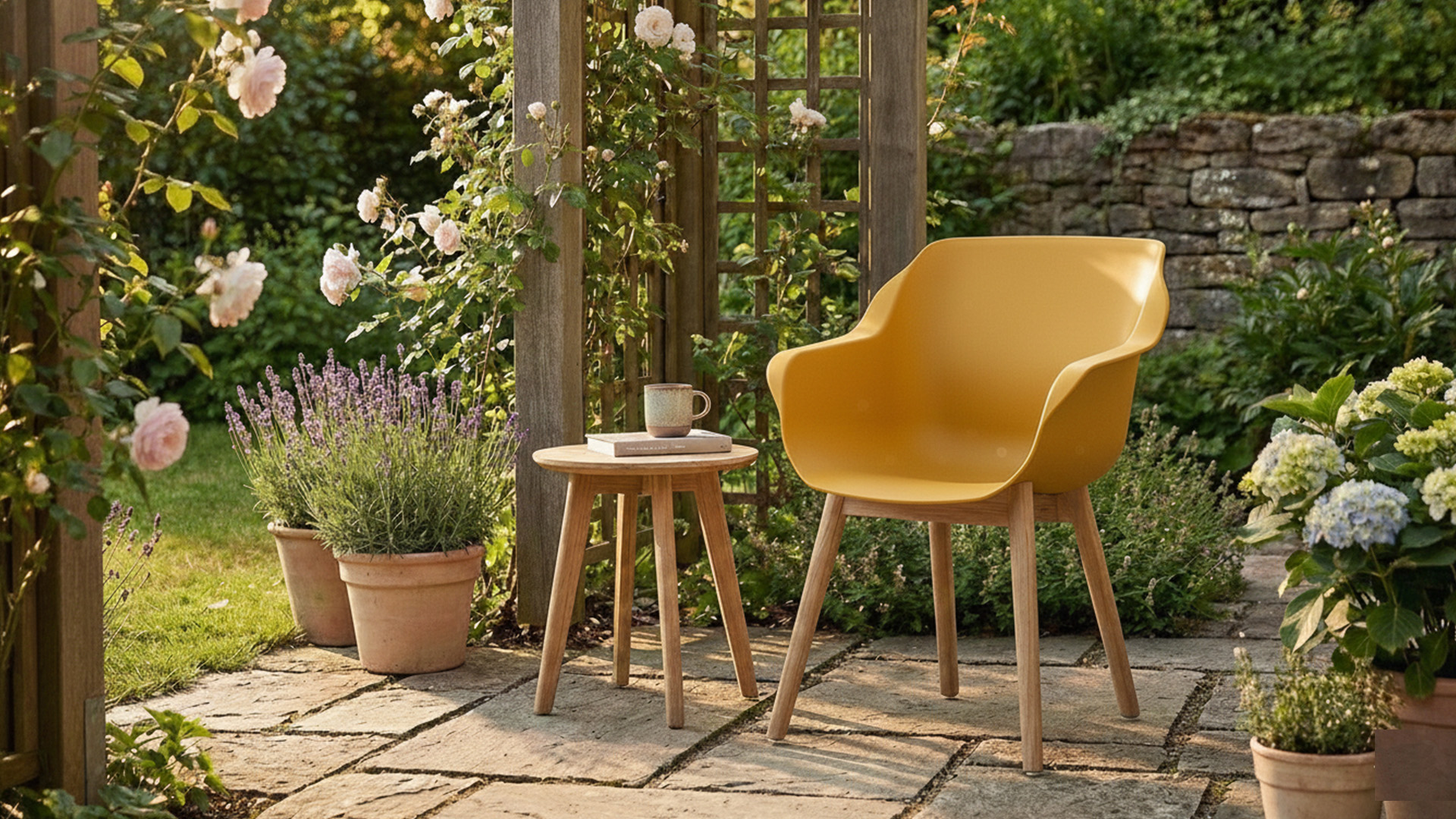 Sophie Armchair Color Curry With Legs Teak Natural