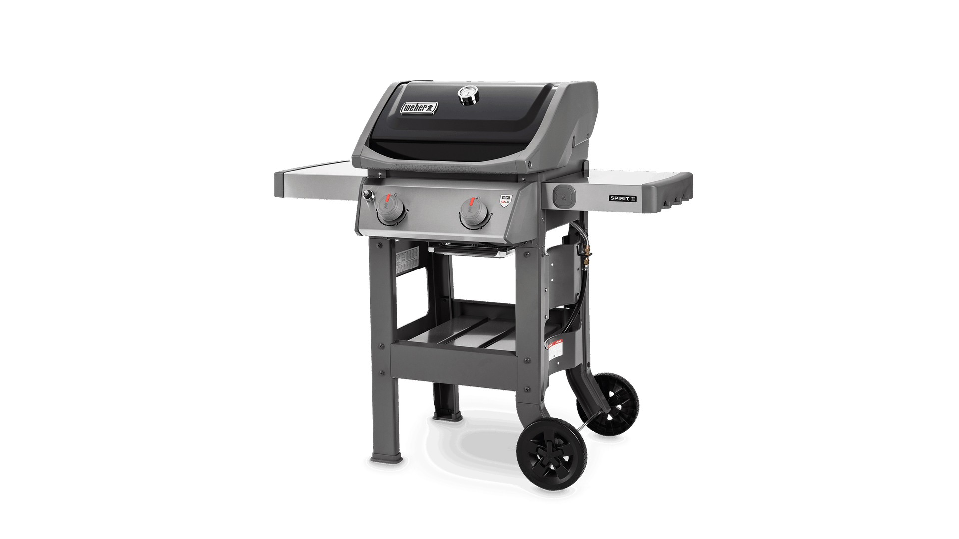 Spirit II E-210 Schwarz mit GBS-Grillrost – Igrill Ready