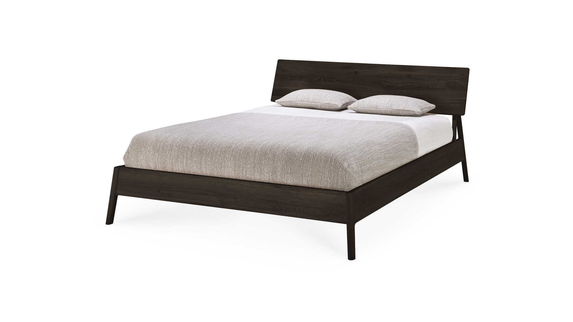 Eichenholz Braun Air Bett 200 x 232cm Ethnicraft