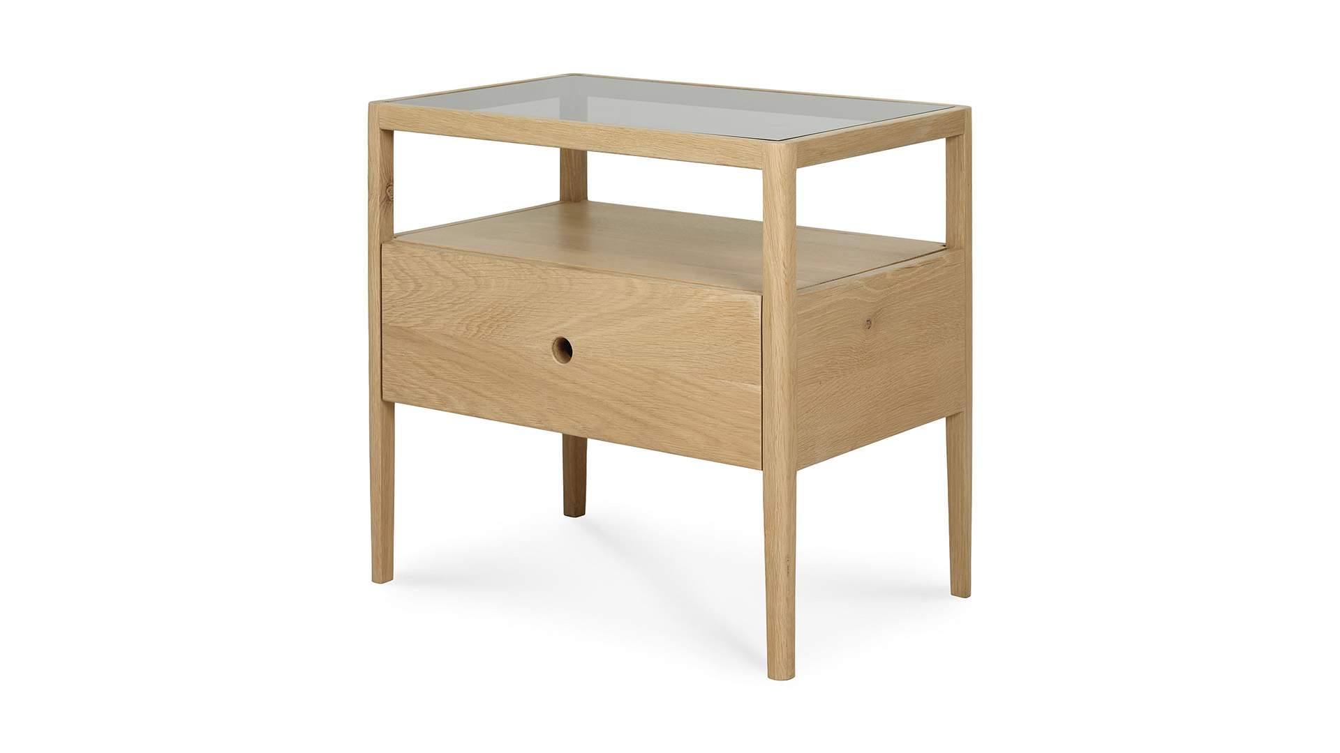Eichenholz Spindle Nachttisch 55 x 35cm Ethnicraft
