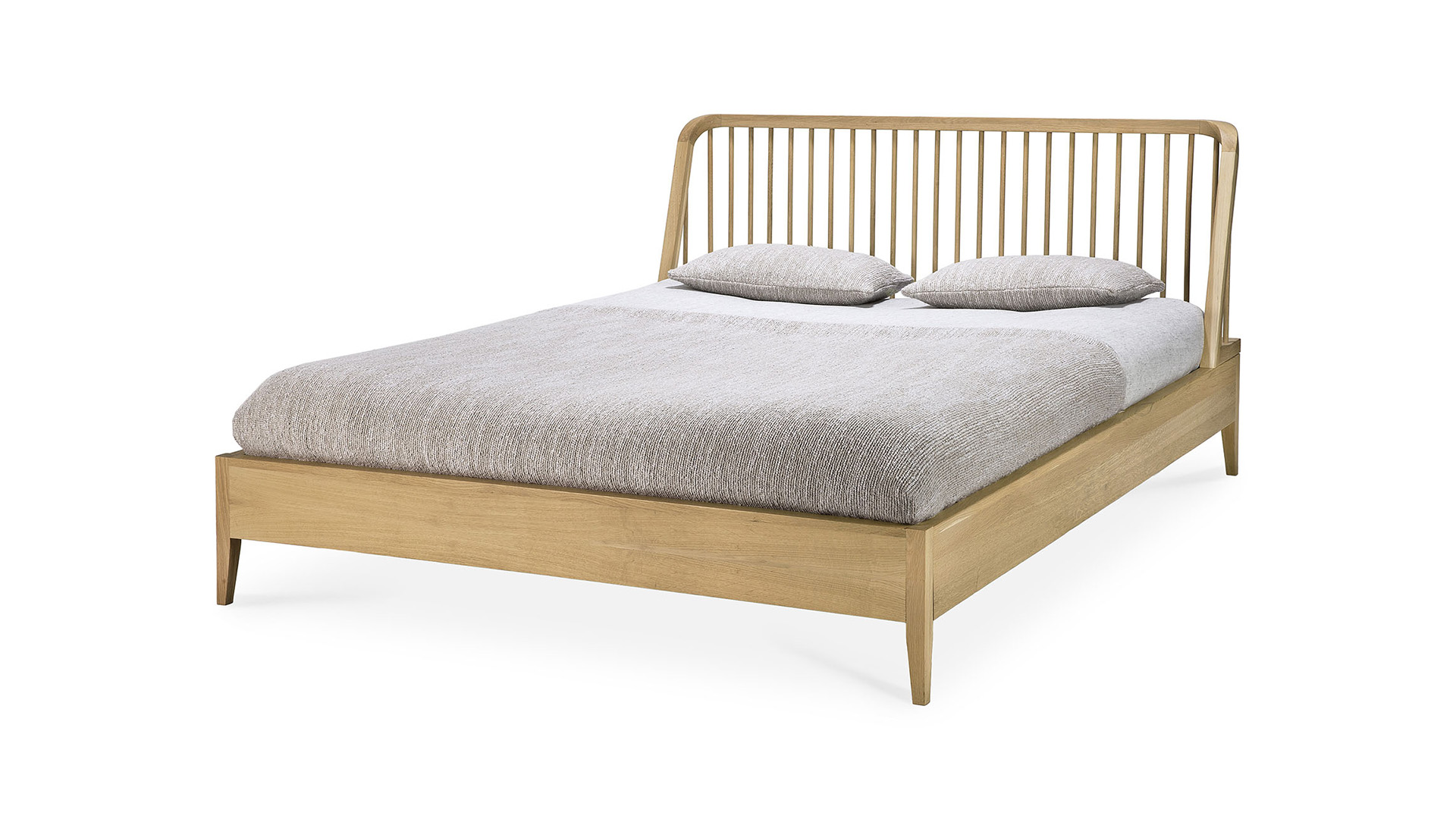 Eichenholz Spindle Bett 170 x 210cm Ethnicraft