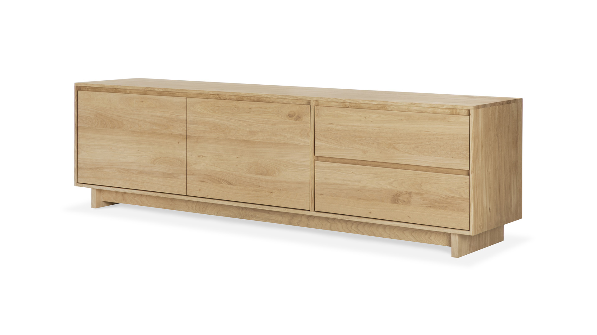 Eichenholz Wave TV Anrichte 210 x 46cm Ethnicraft