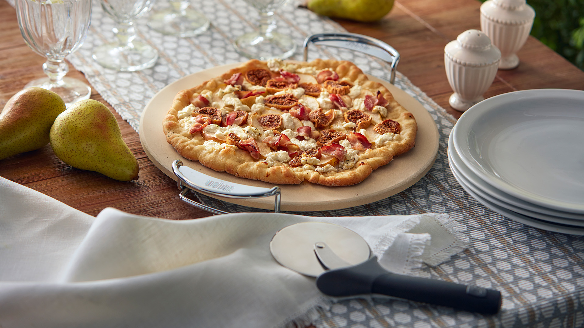 Coupe-pizza Weber - Lame inox 10cm