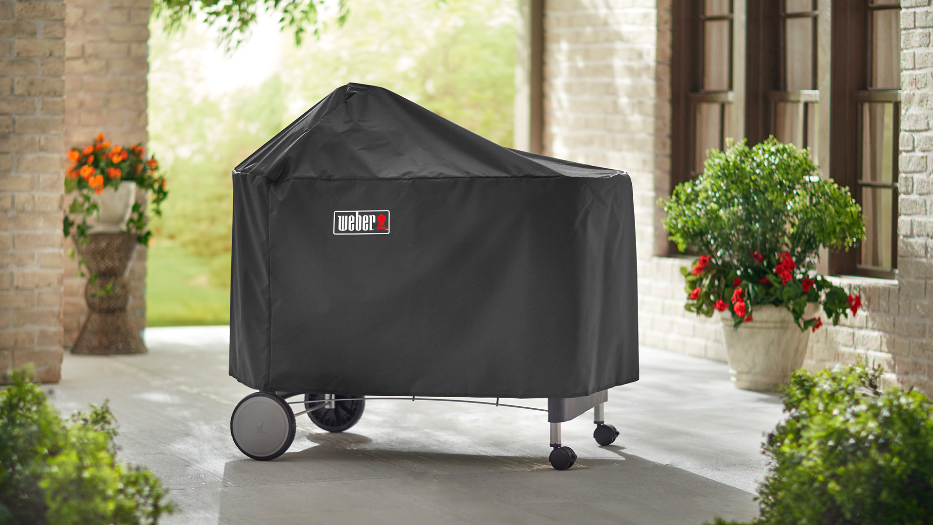 Housse pour barbecue au charbon Weber - Pour barbecue au charbon Performer Premium et Deluxe