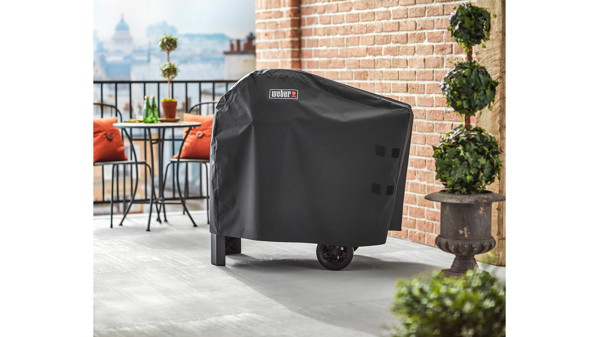 Electric BBQ Cover Weber - Pulse 1000/2000 With Base