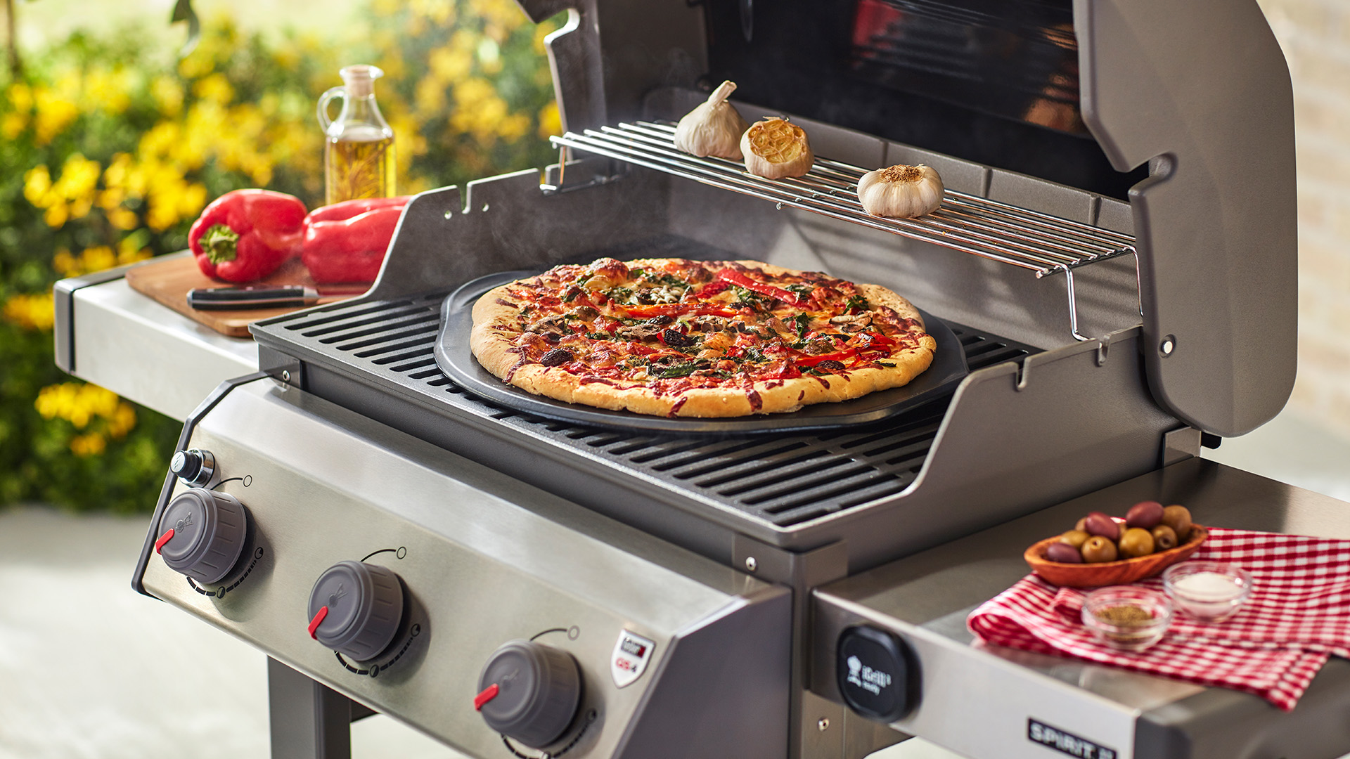 Pizza stone Dia 46cm Weber