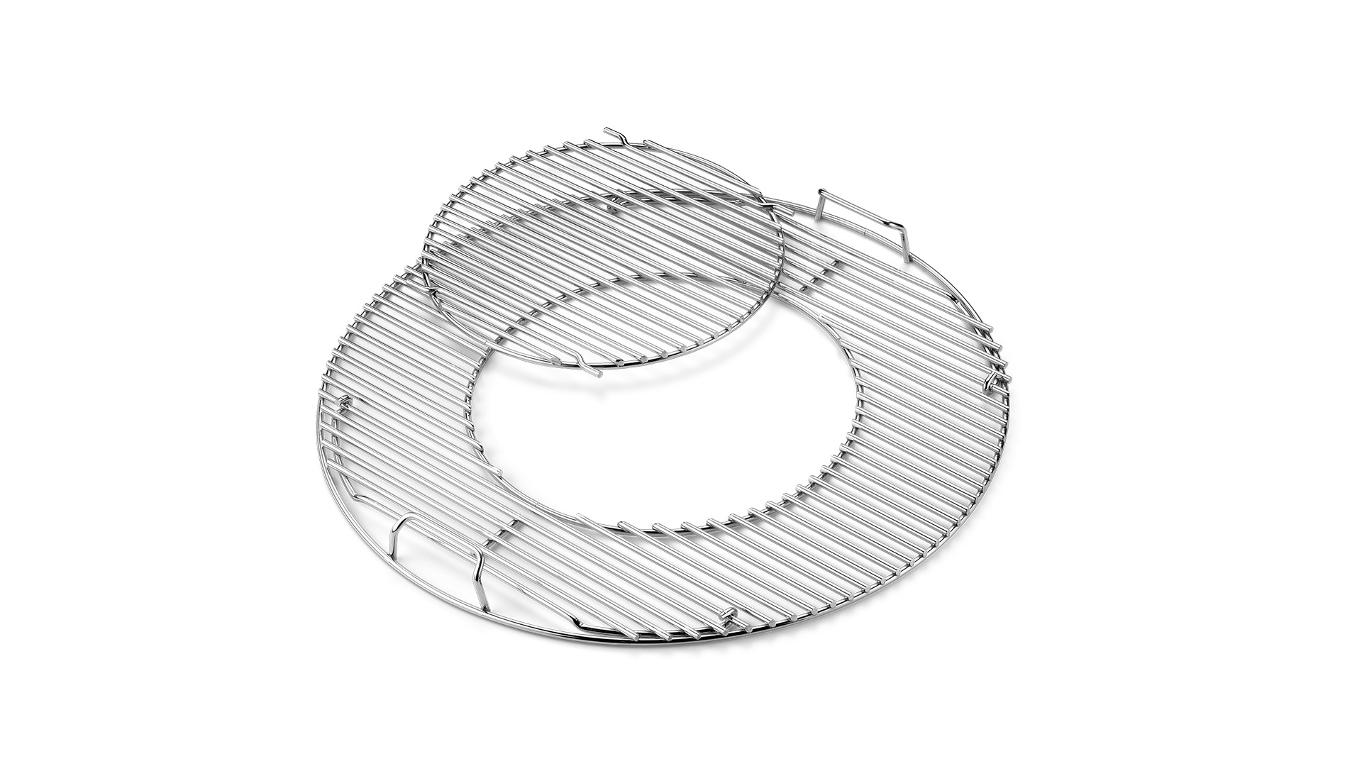 GBS Chrome Grill Grate - For Gourmet BBQ System - For 57cm Charcoal