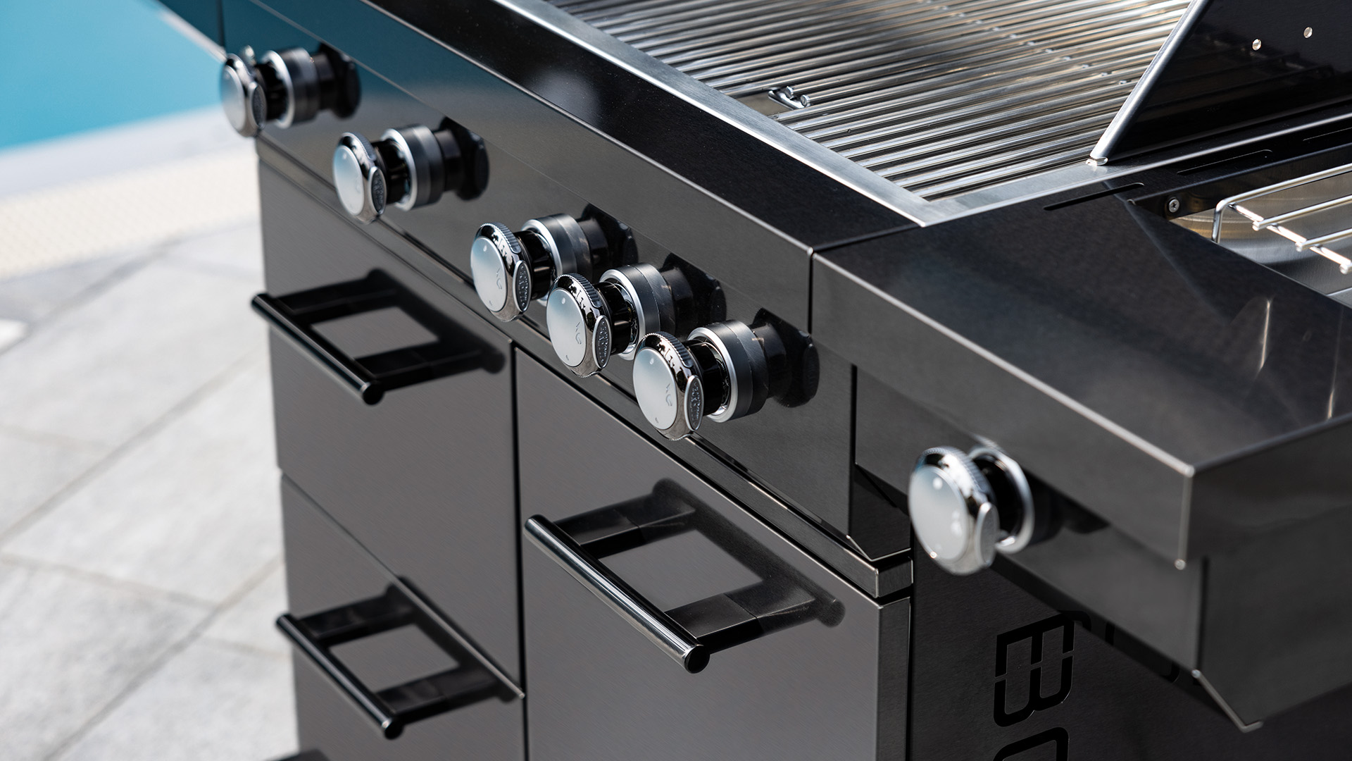 Imperatore Nero Gas Barbecue With 4 Burners Boretti