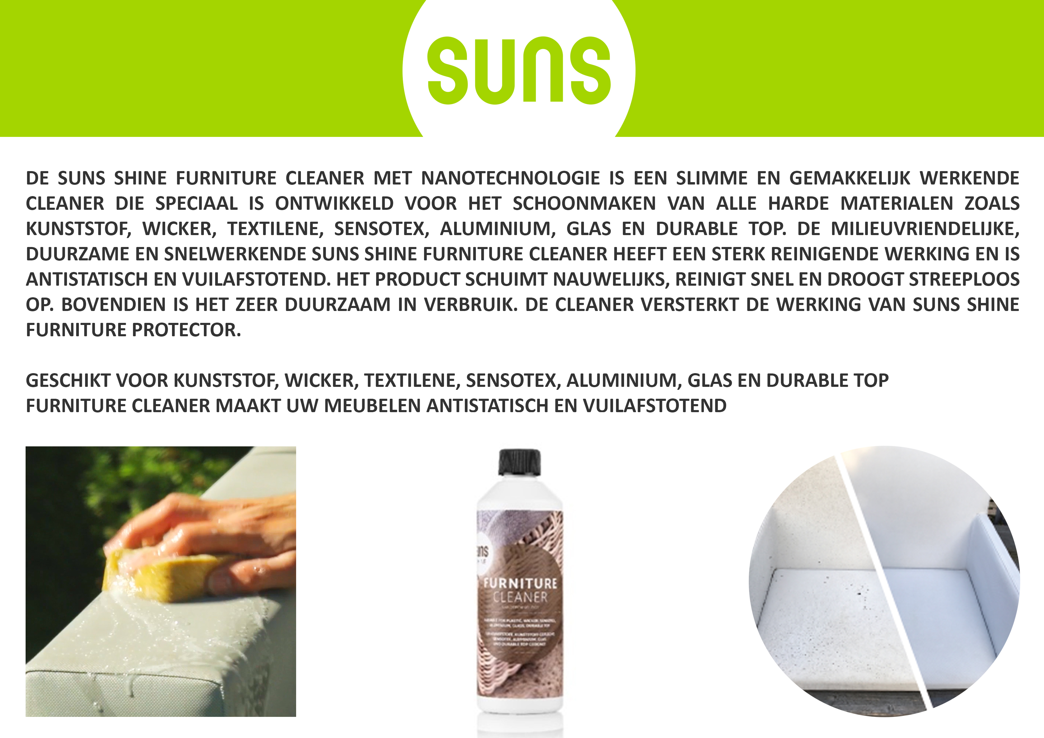 Nettoyant pour meubles Suns Shine 500 ml