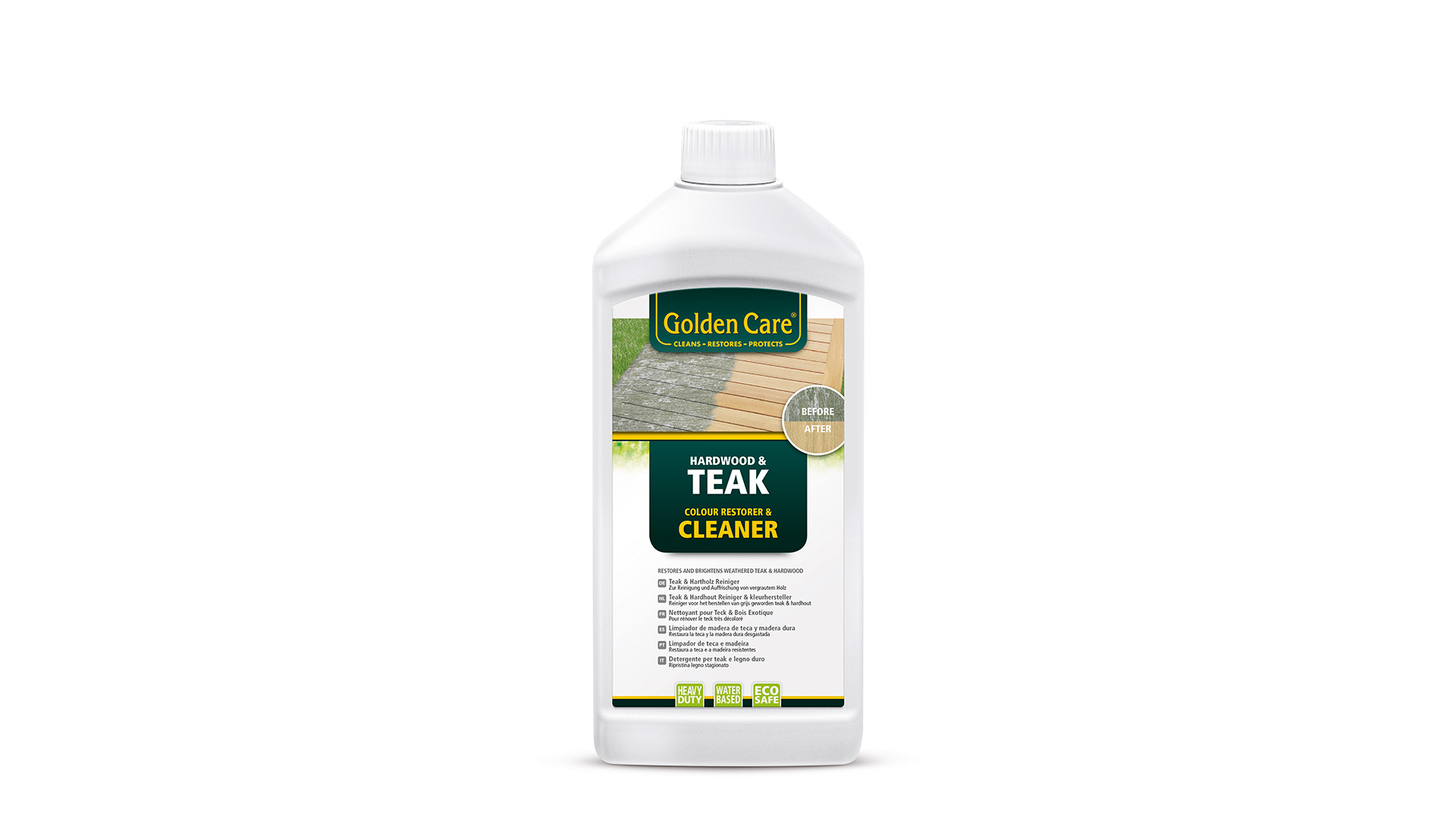 Teak Care Kit 3 in 1 Teakcleaner + Teakshield, 10delige complete onderhoudsset