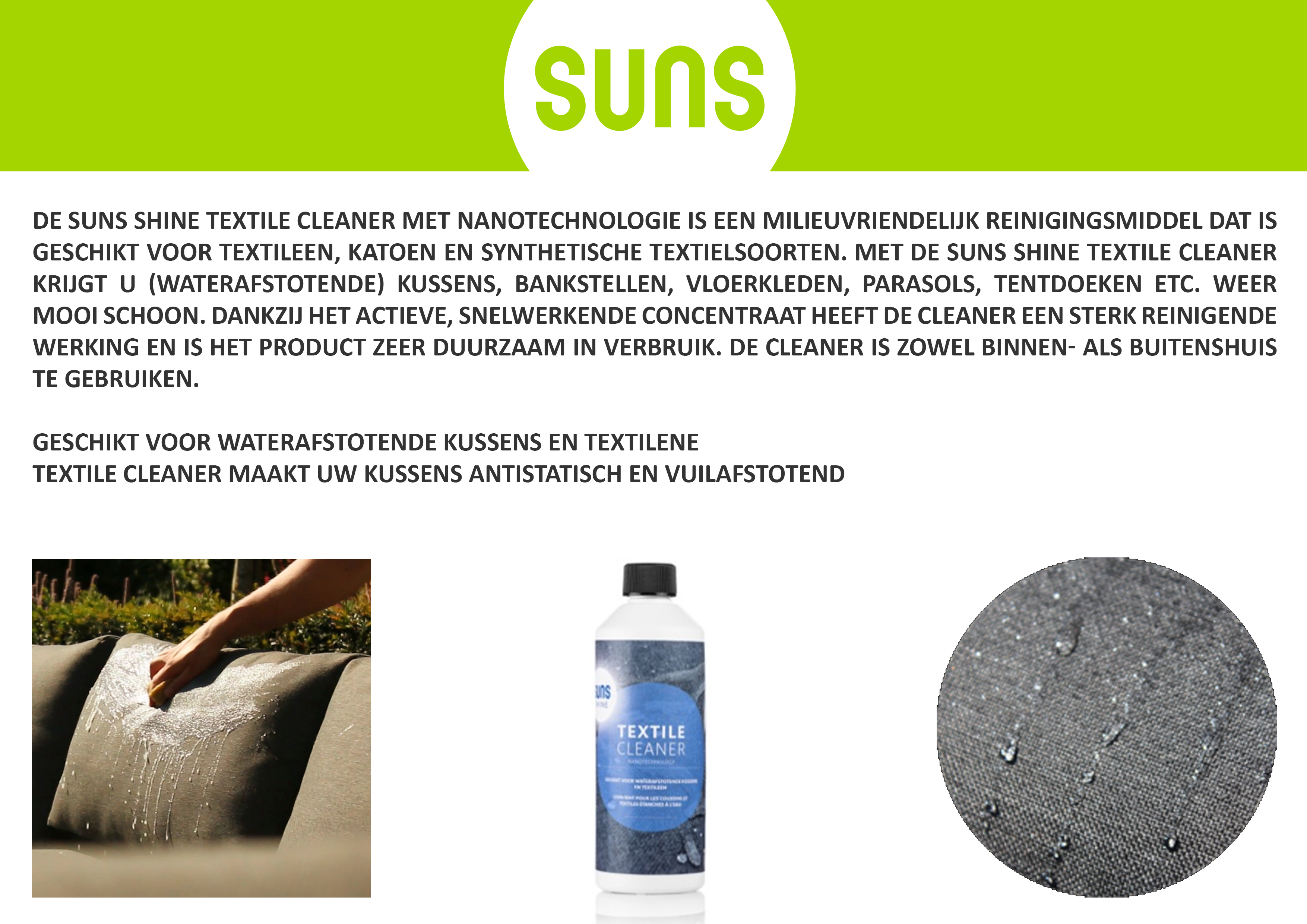 Nettoyant Textile Suns Shine 500ml