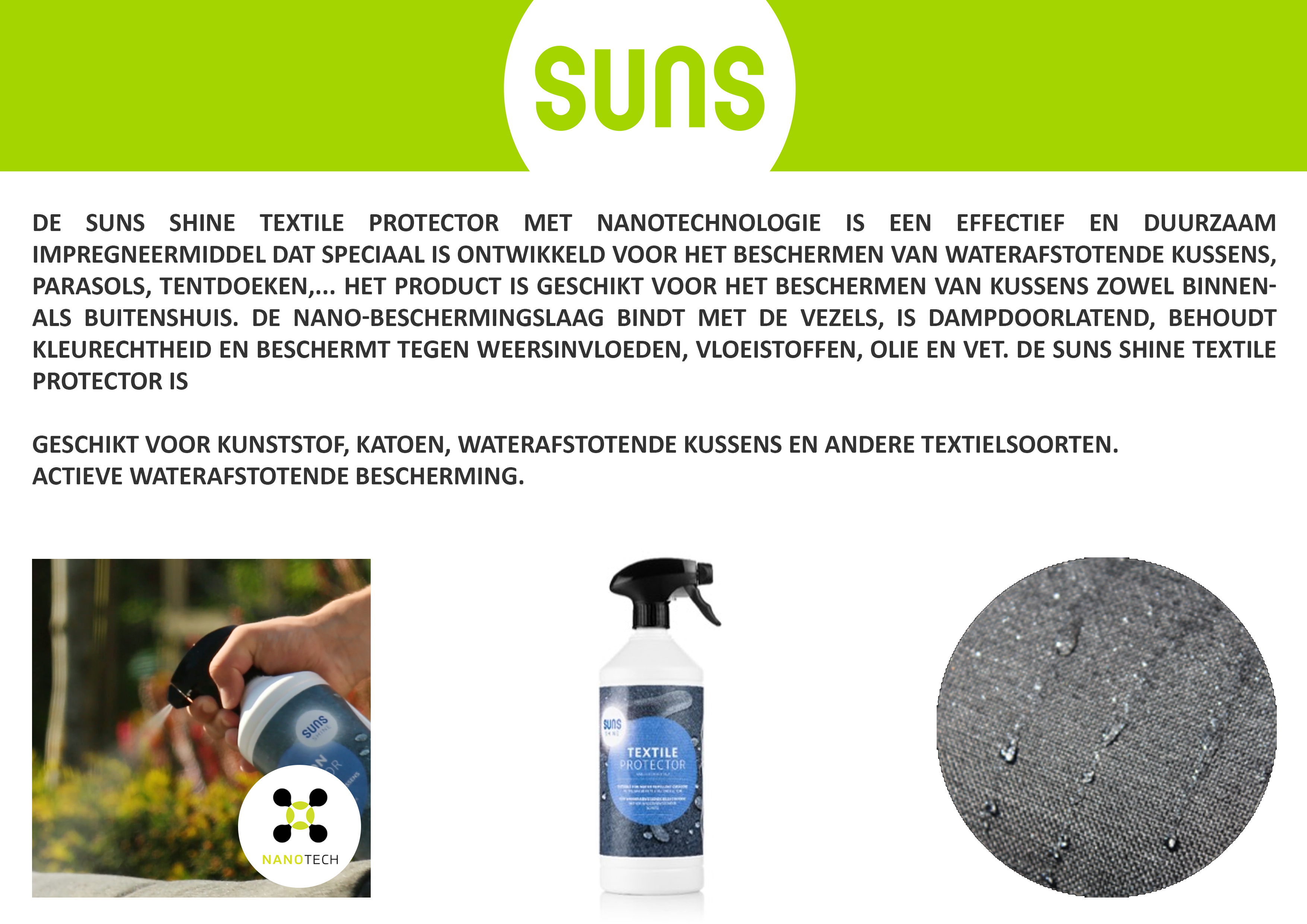 Protecteur Textile Suns Shine 1L