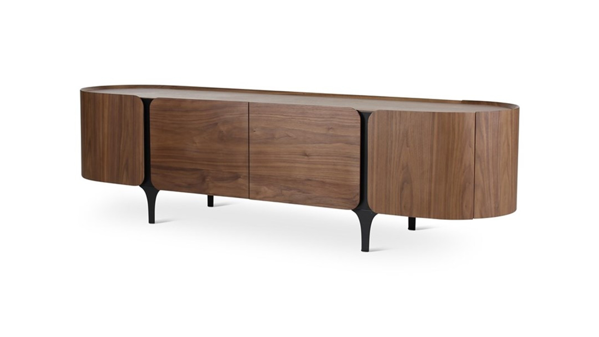 Esmay TV-Meubel Walnut 200cm x 50cm x H55cm Esmay TV-Meubel Walnut 200cm x 50cm x H55cm