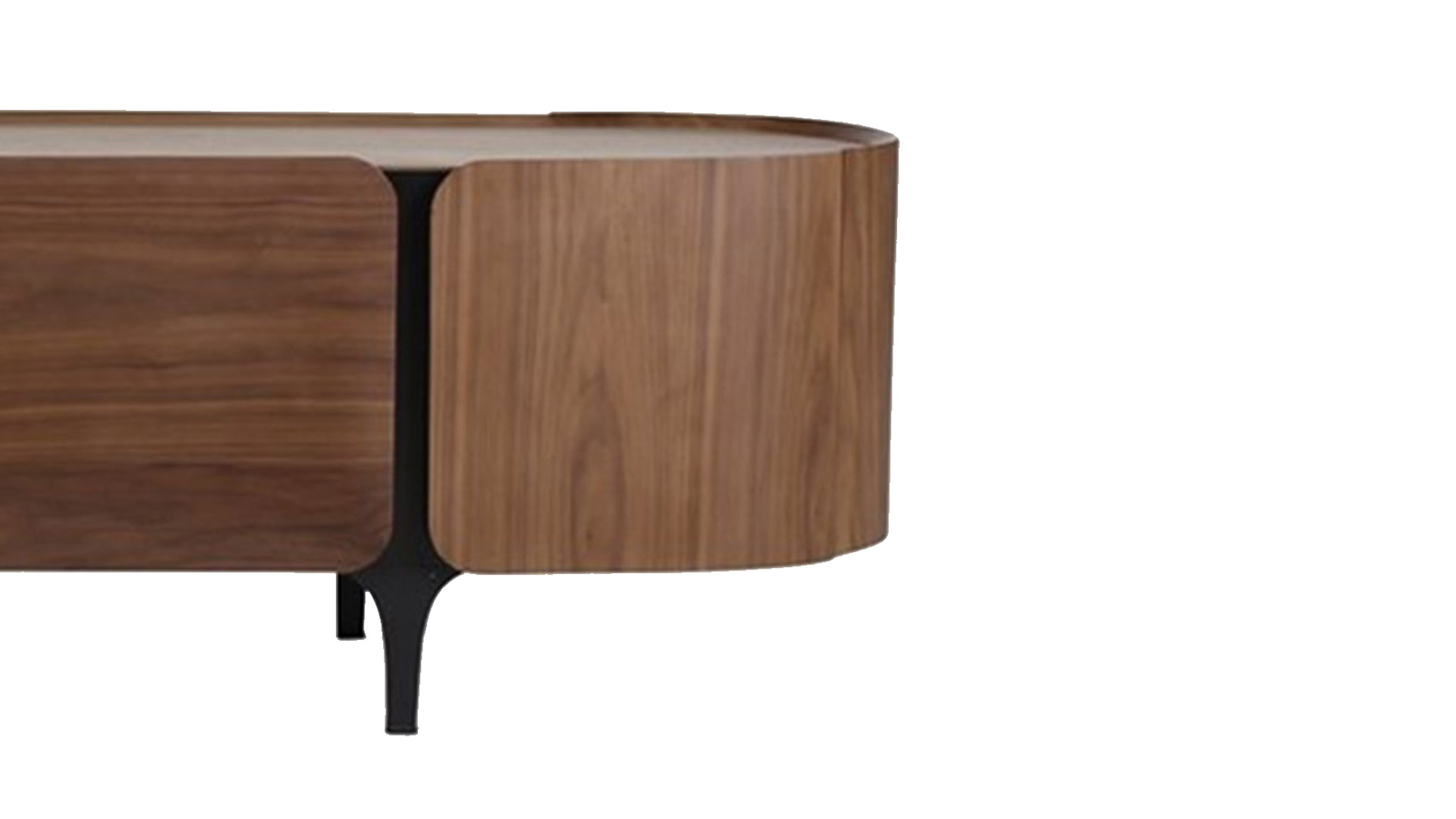 Esmay Dressoir  4 Deuren Walnut 200cm x 50cm x H55cm