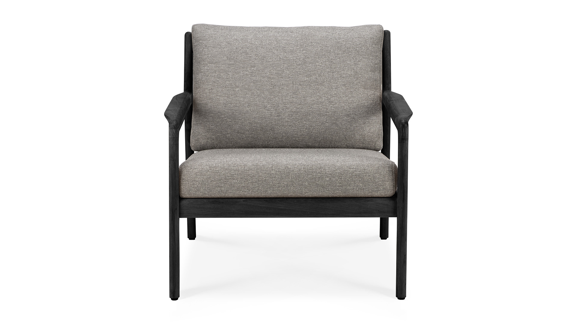 Teak black & Mocha Jack outdoor lounge chair 76 x 90cm Ethnicraft
