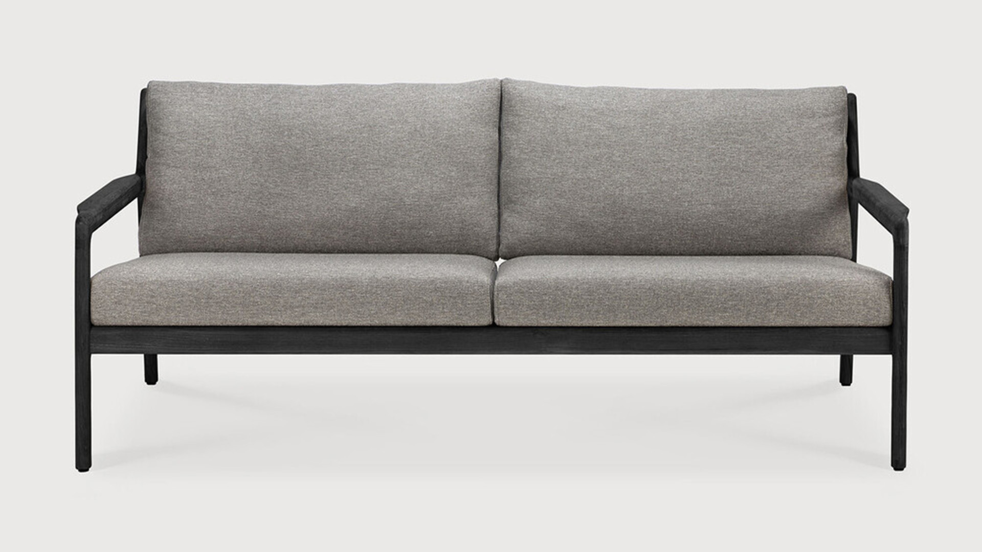 Teakholz schwarz & Mocha Jack Sofa für Draußen 180 x 90cm Ethnicraft