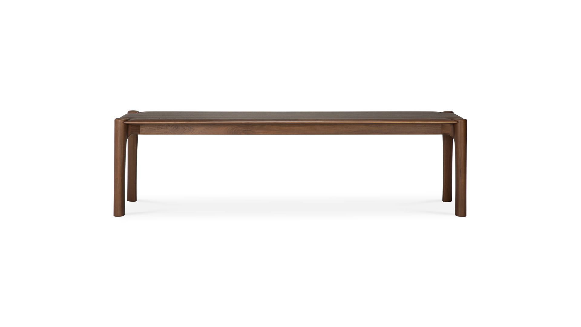 Teak brown PI bench 166 x 35cm Ethnicraft