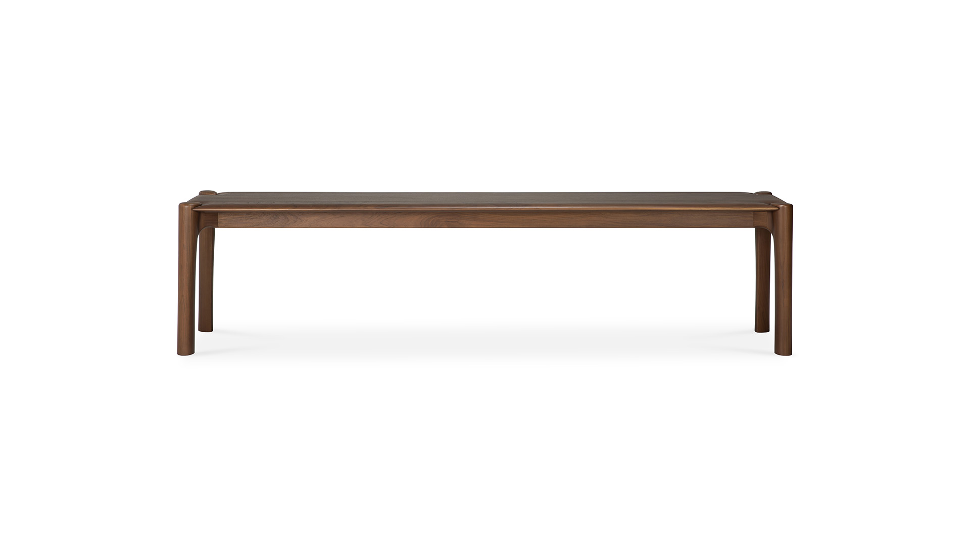 Teak brown PI bench 186 x 35cm Ethnicraft