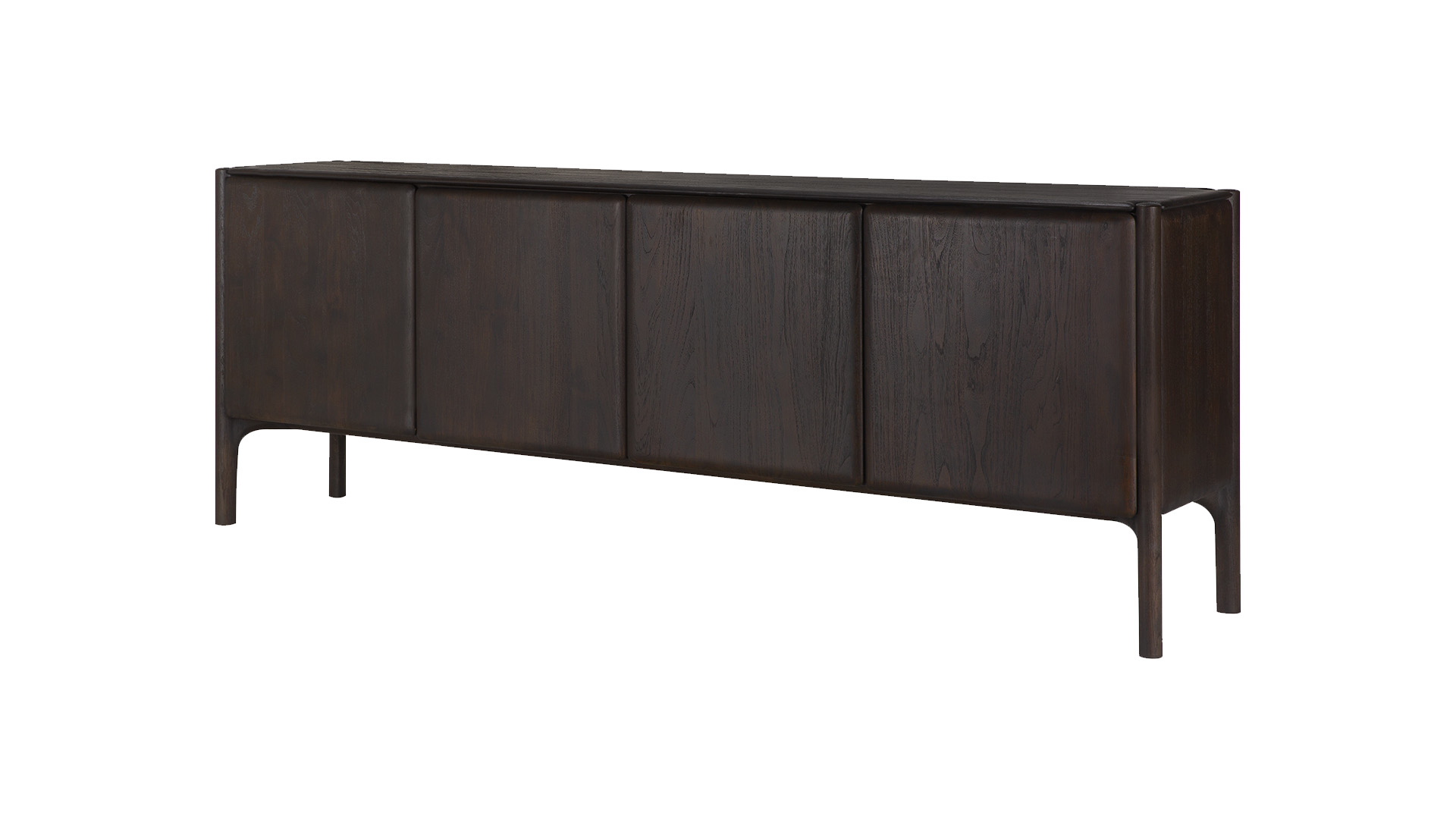 Teck brun foncé Buffet PI 230 x 45cm Ethnicraft
