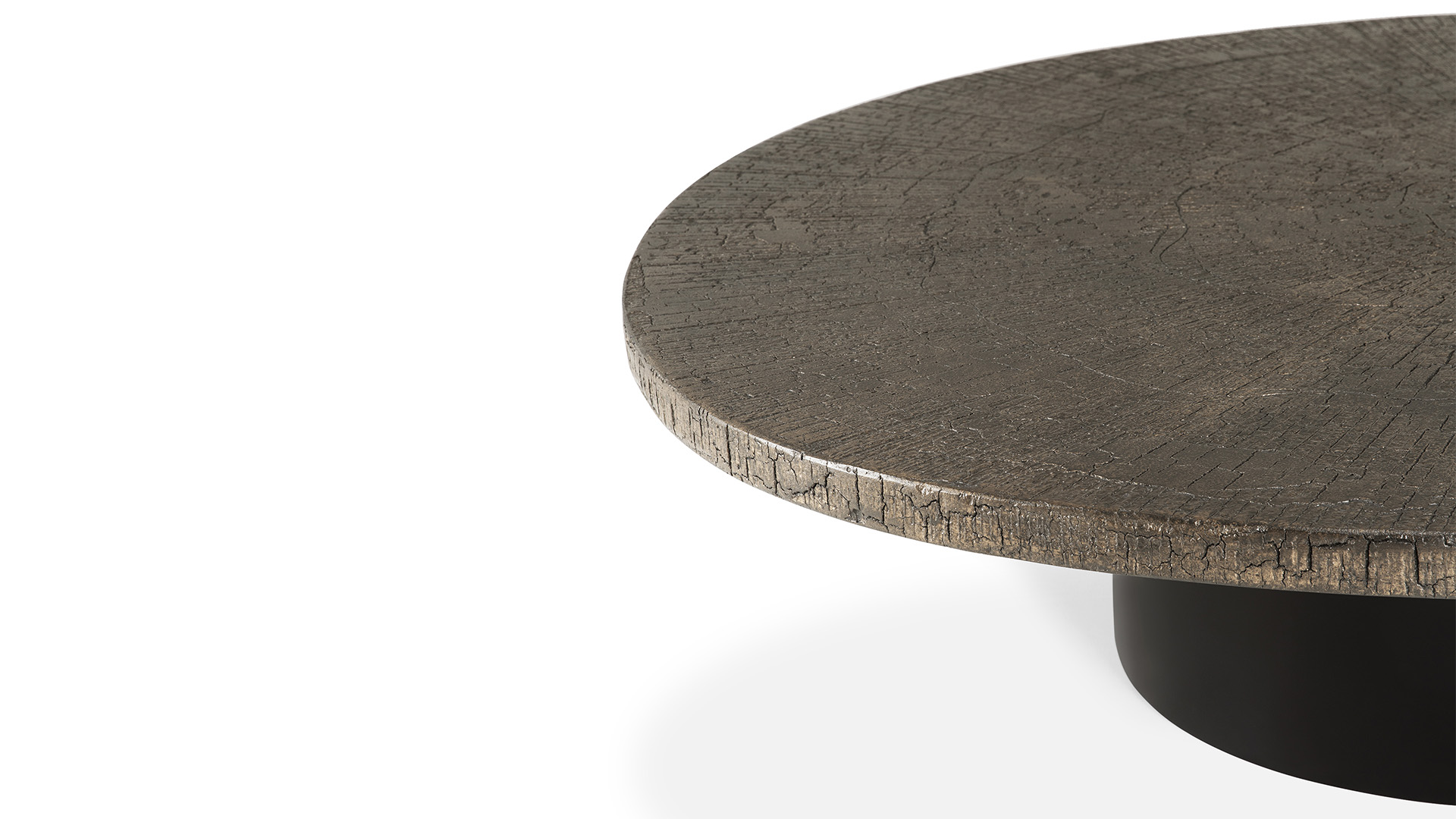 Oval Slice Couchtisch 138 x 123cm Ethnicraft