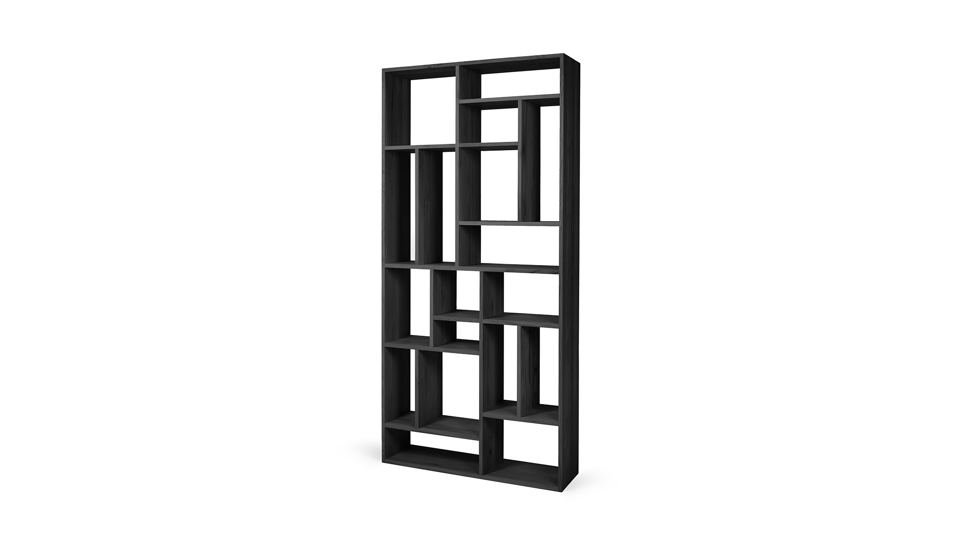Oak black M rack 104 x 30cm Ethnicraft