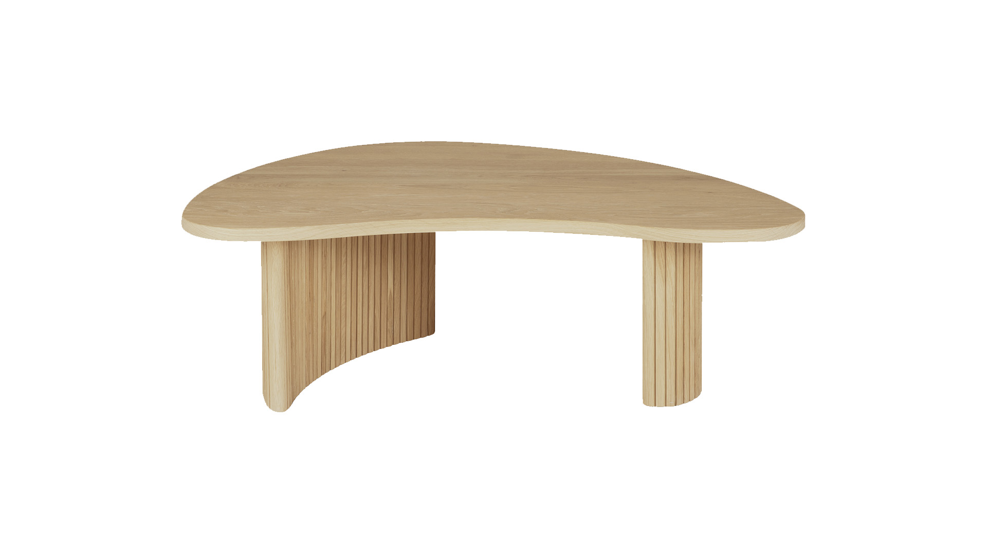 Eichenholz Boomerang Couchtisch 90 x 61cm Ethnicraft