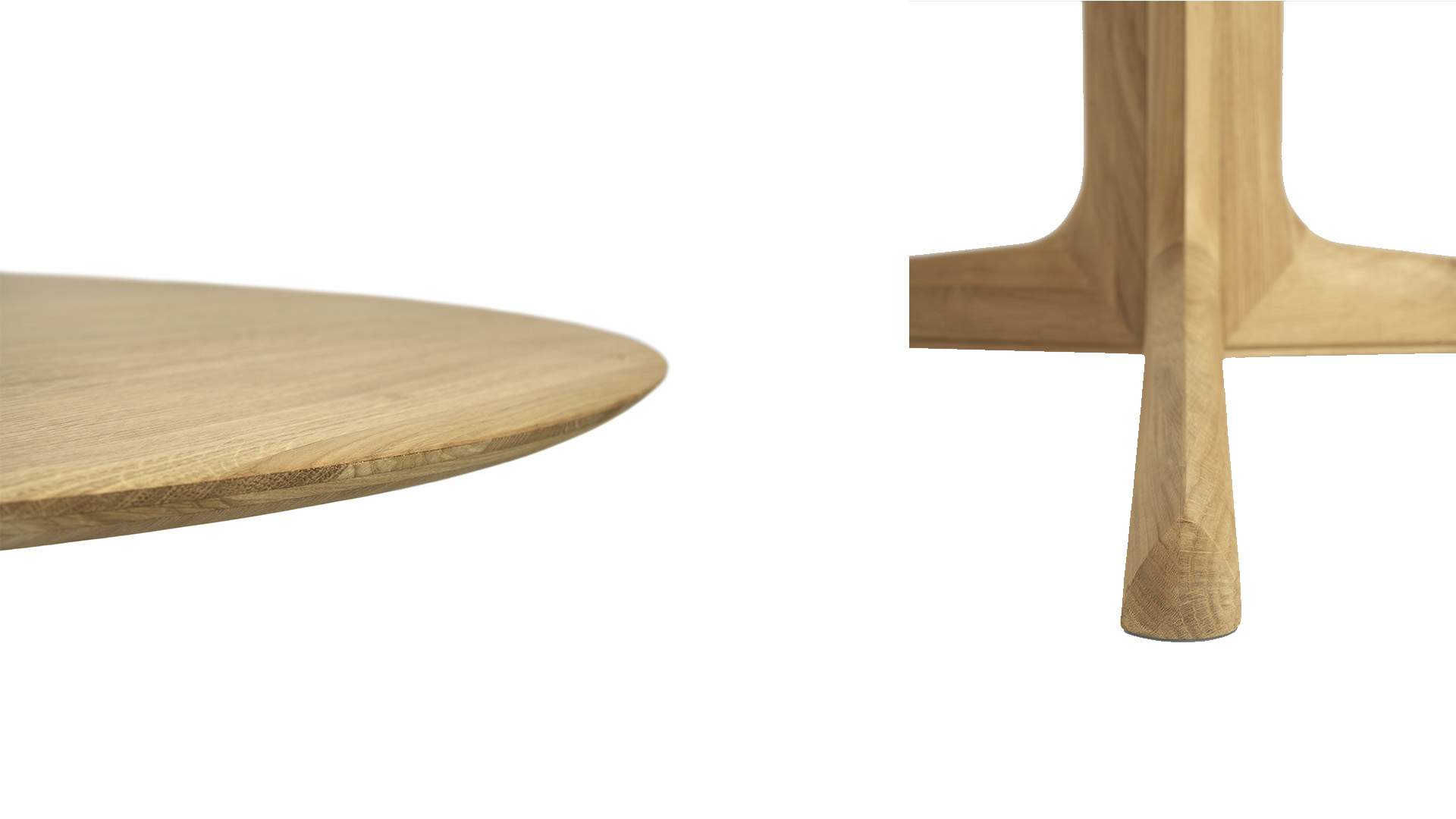 Eik Corto Eettafel 120 x 120cm Ethnicraft