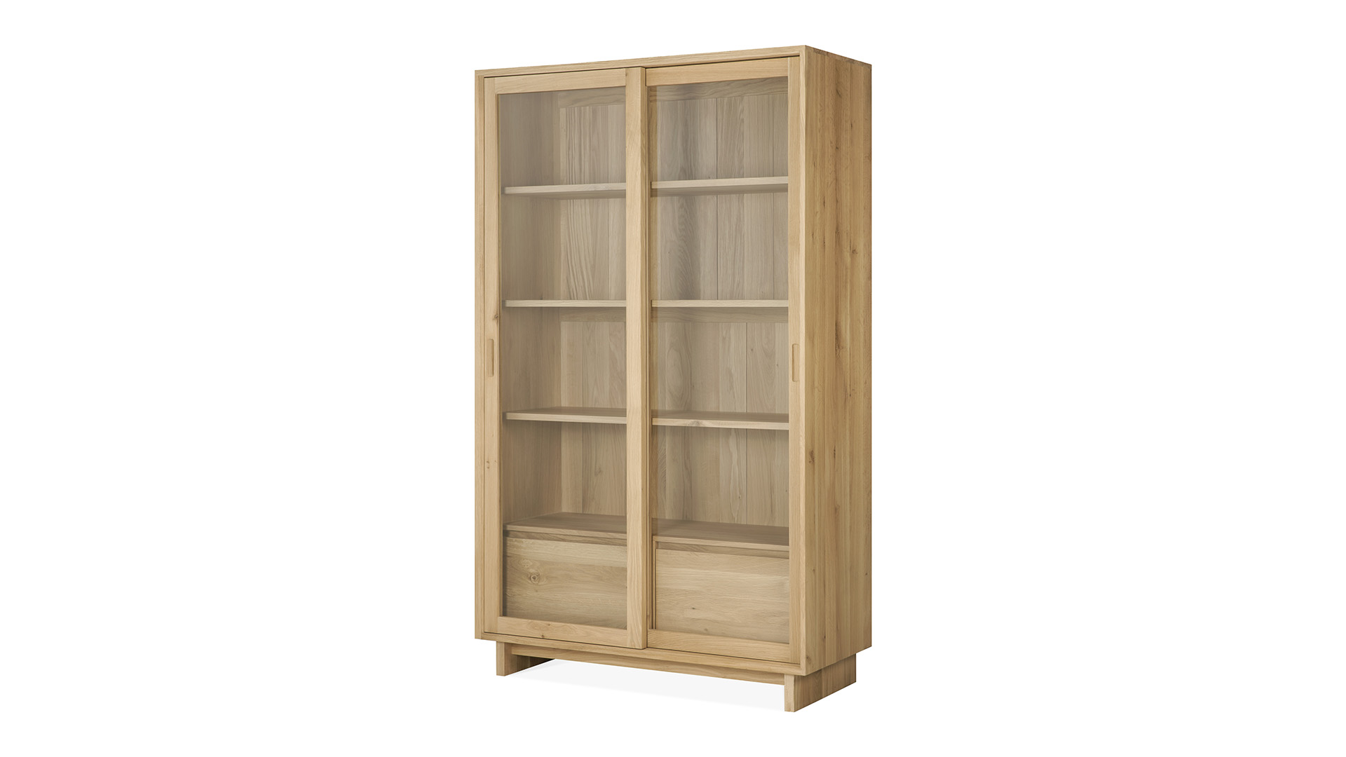 Oak Wave cupboard 110 x 46cm Ethnicraft