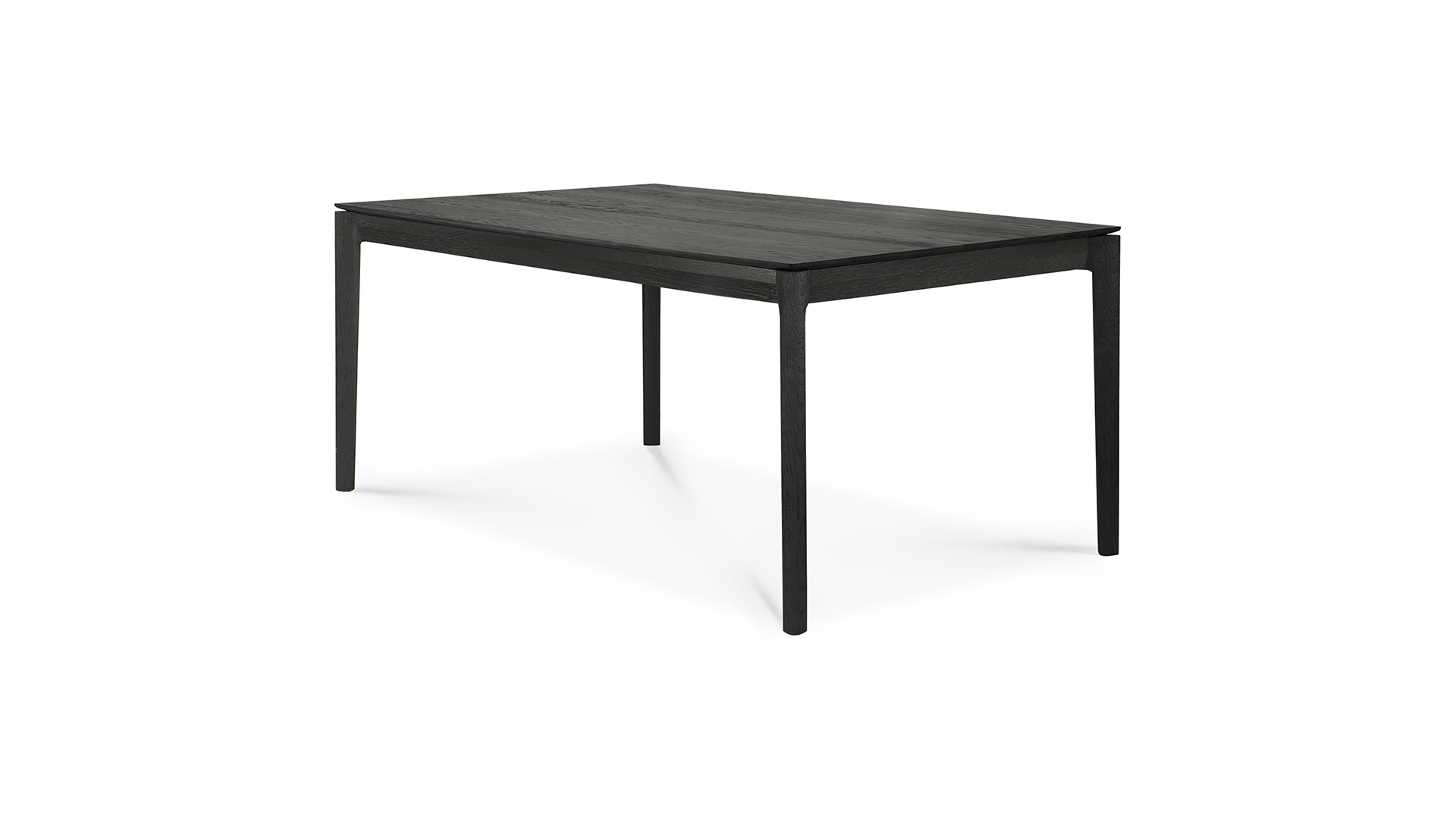 Oak black Bok extendable dining table 140-220 x 90cm Ethnicraft