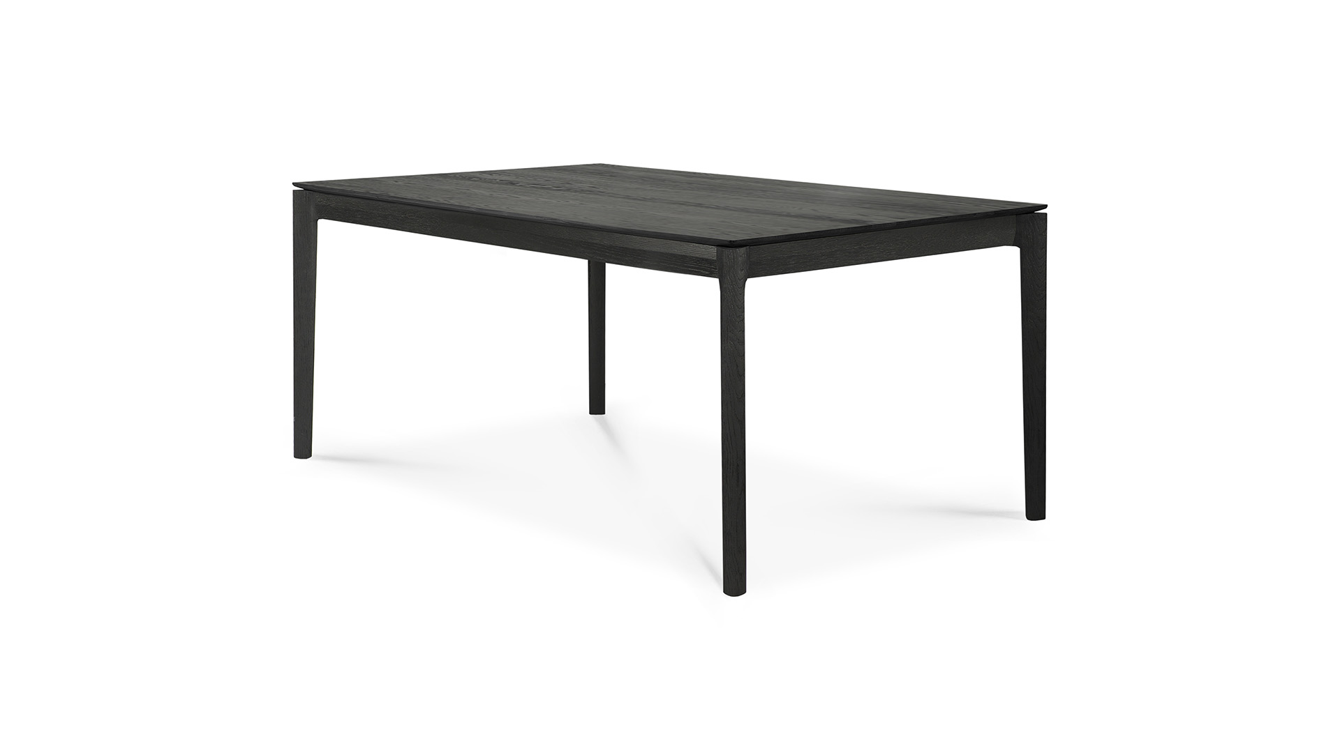 Oak black Bok extendable dining table 160-240 x 90cm Ethnicraft