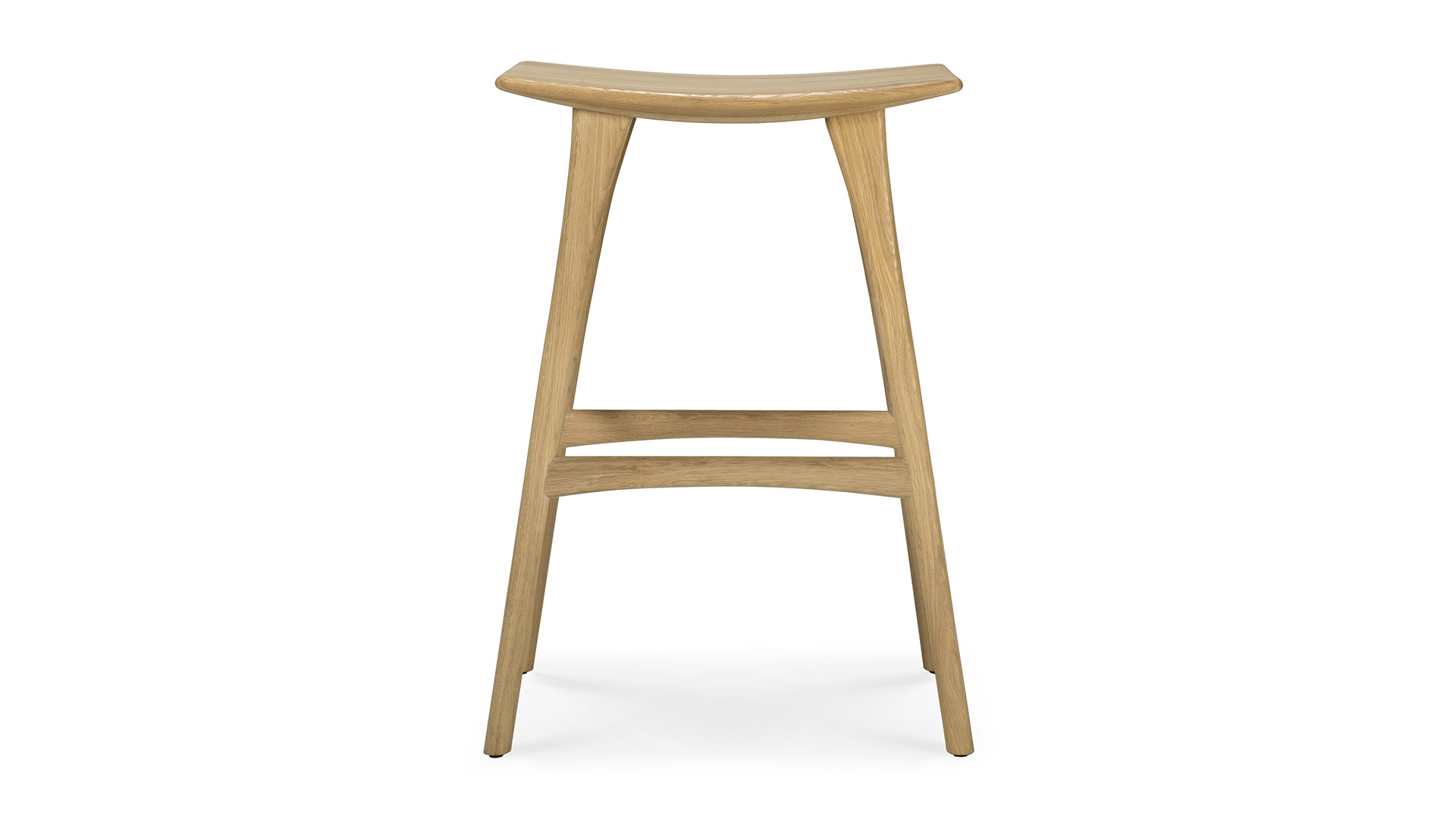 Oak Osso bar stool 57 x 33cm Ethnicraft
