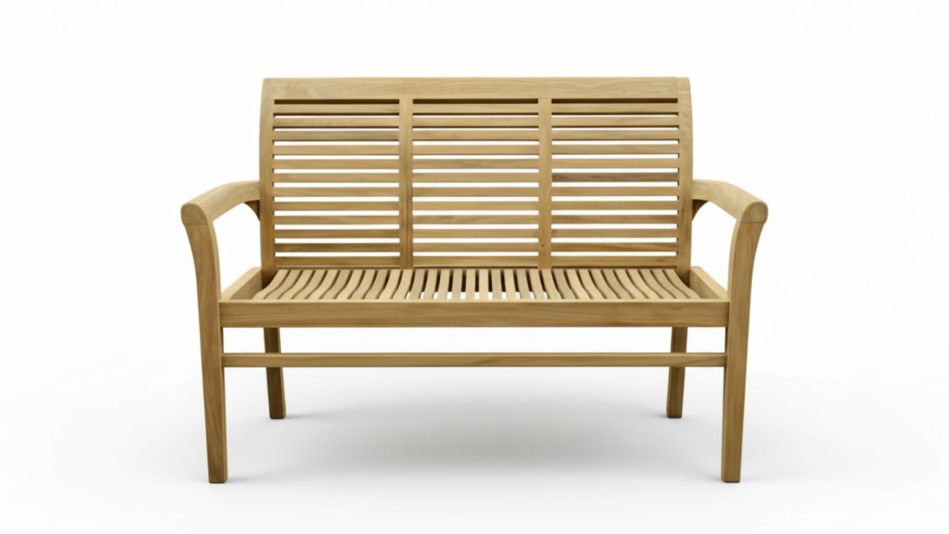 Banc de jardin ergonomique 2 places empilable 145 x 93 x 63cm - Collection Diamond