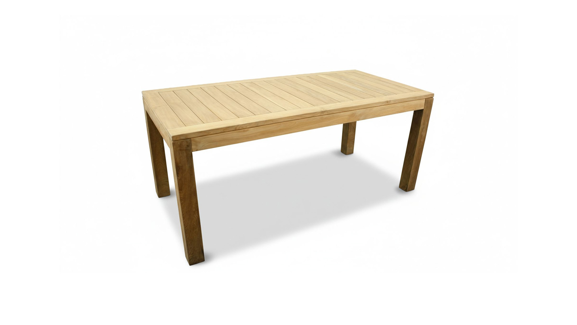 Garden Table Fixed Rectangle Wide Slats 180 x 90cm - Limited Edition Diamond Collection