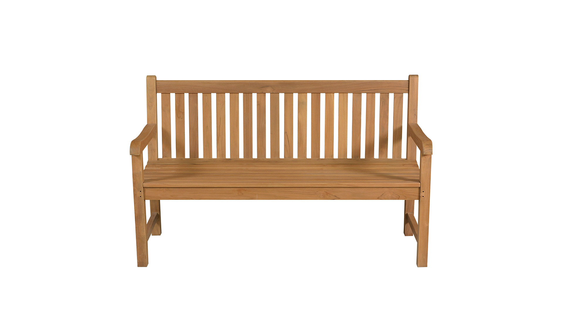 Tuinbank Rechte Rug 150cm P5 Parkbank 150cm x 92cm x 66cm - Diamond Collection