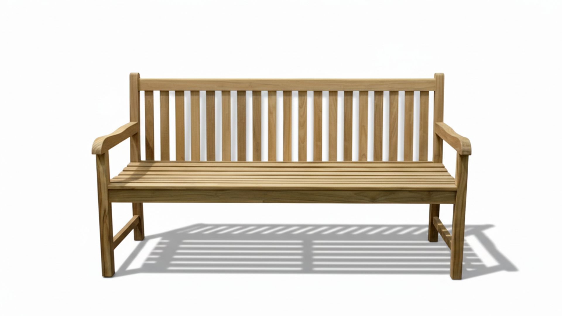 Banc de jardin dossier droit 200cm Banc de parc P5 200 x 92 x 66cm - Collection Diamond