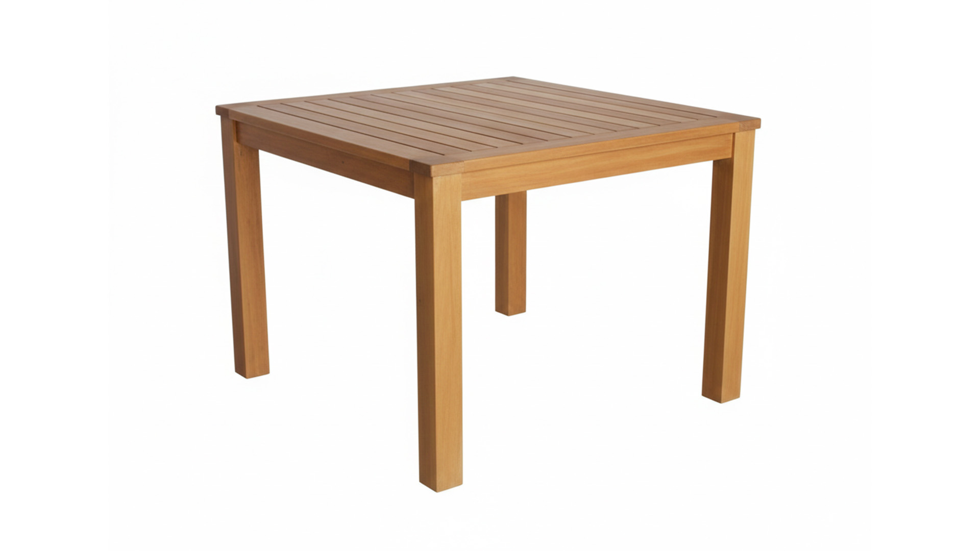 Tuintafel Vast Vierkant Latten 5cm 120 x 120cm - Diamond Collection