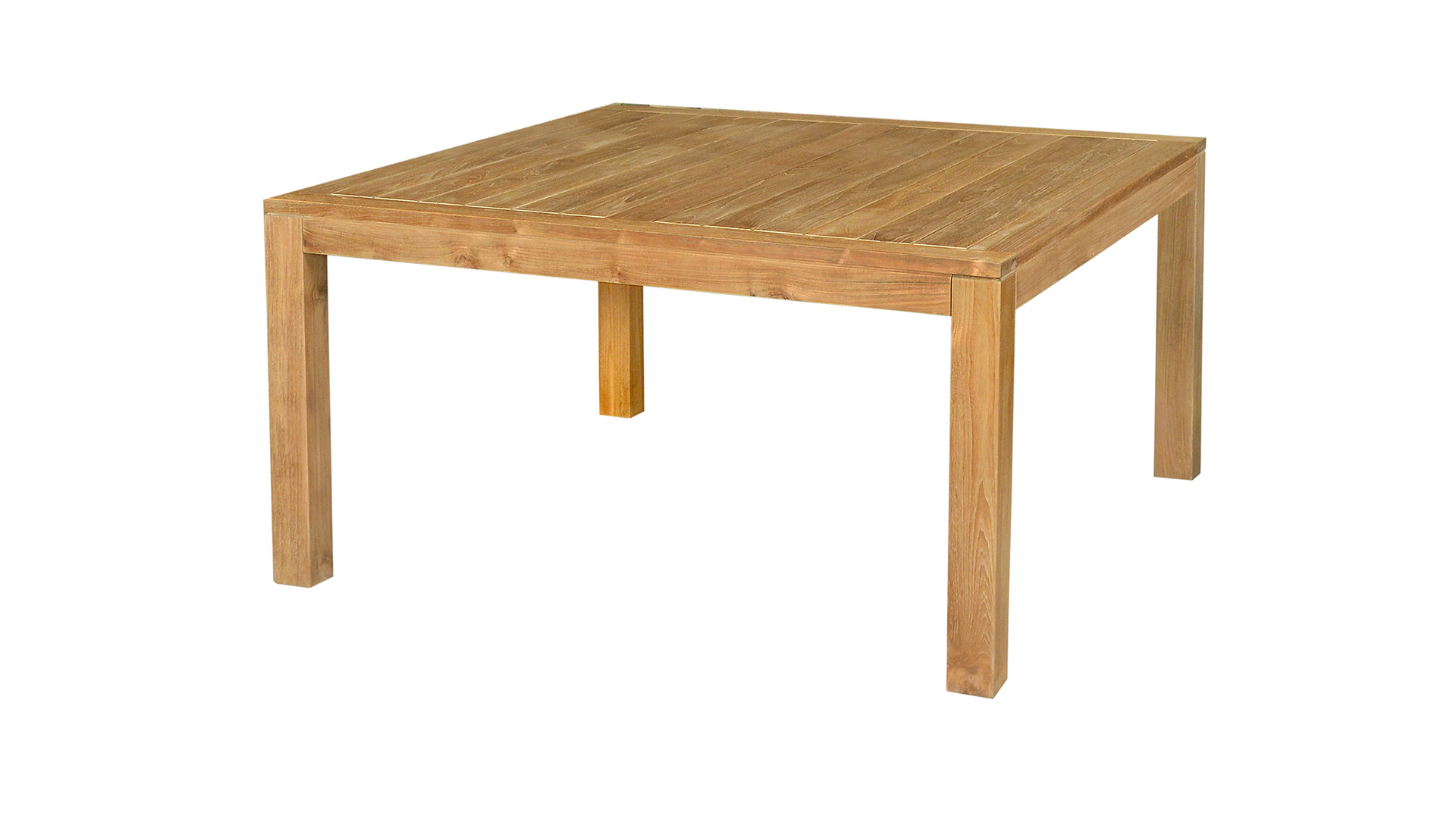 Tuintafel Vast Vierkant Latten 5cm 150 x 150cm - Diamond Collection