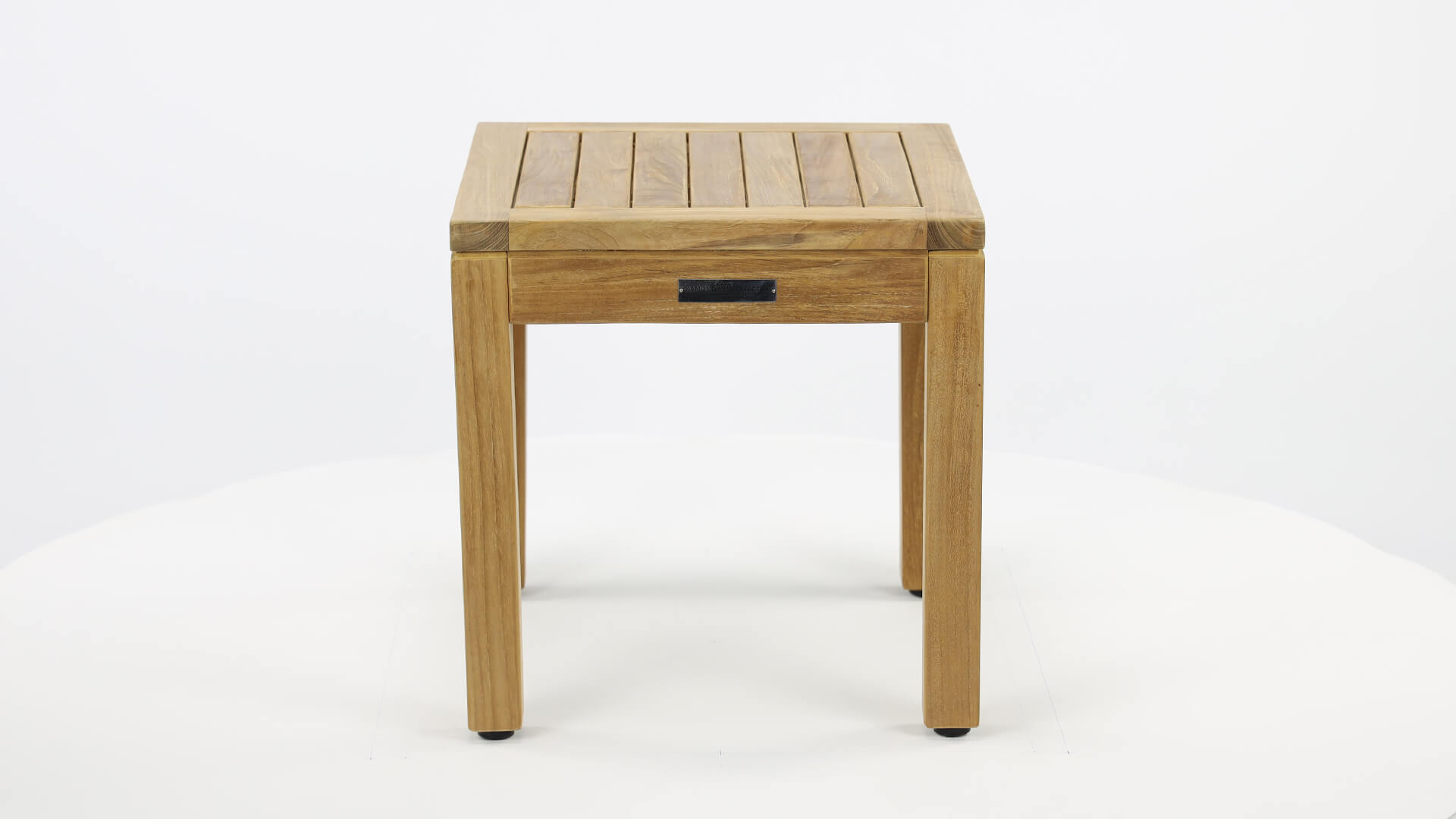 Teak Garden Side Table 45 x 45cm Diamond Collection