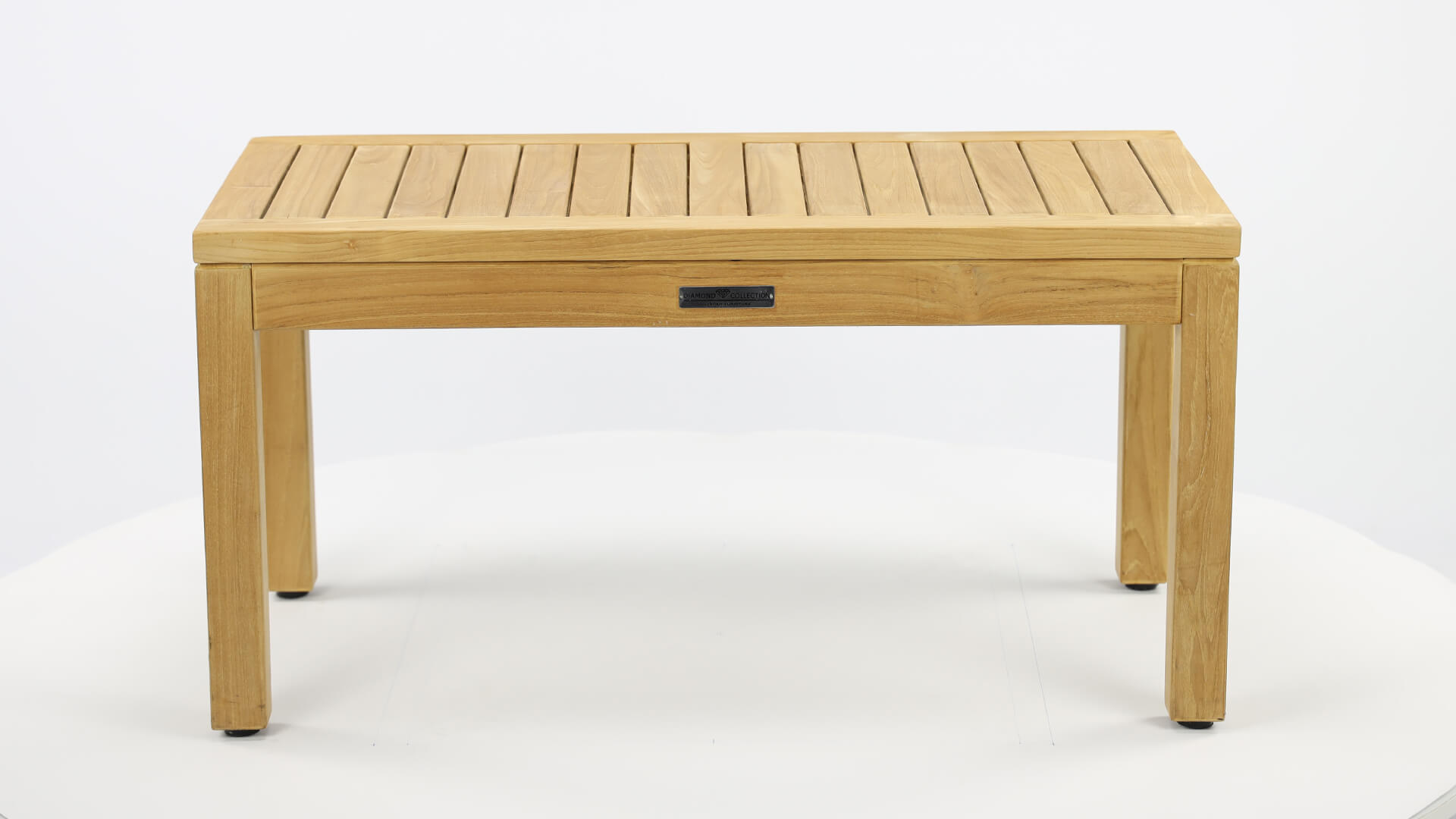 Garten-Beistelltisch aus Teakholz, 45 x 90 cm, Diamond Collection