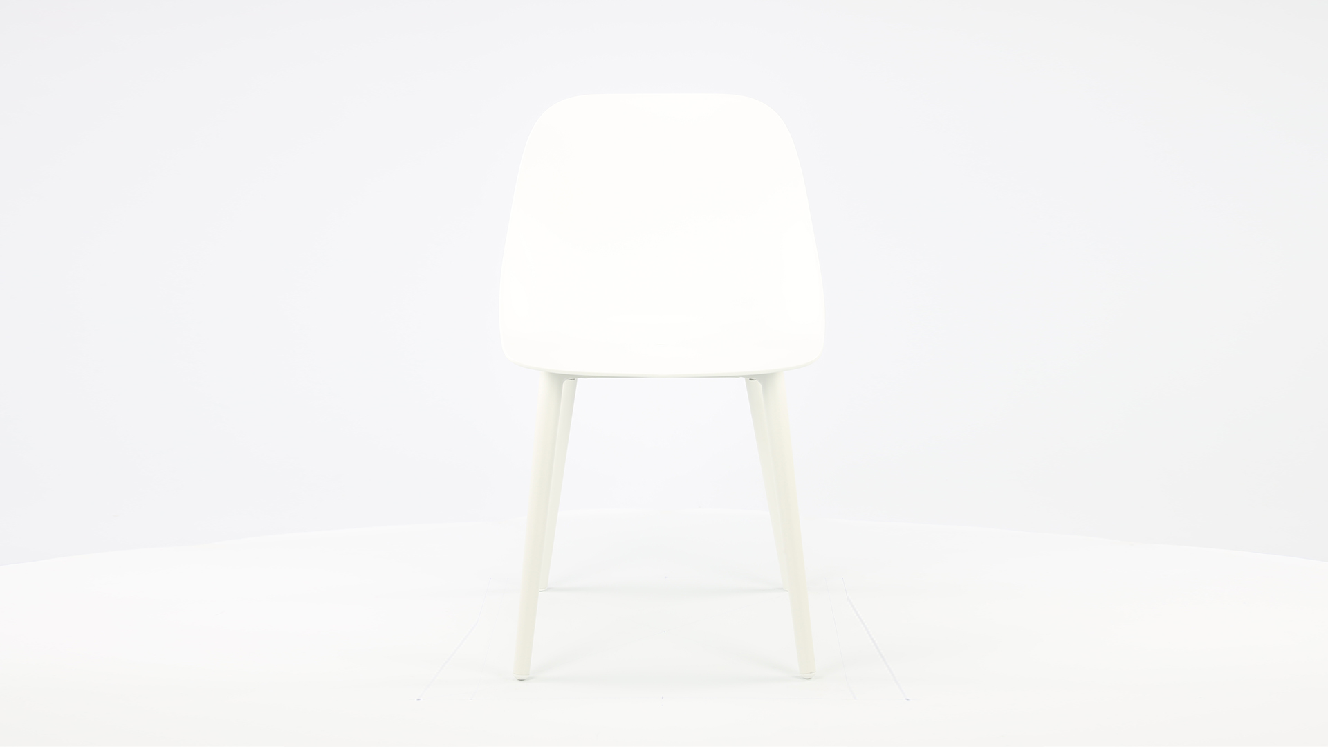 Alu Kuipstoel Gaudi Poot White + PP Kuip White Galati 