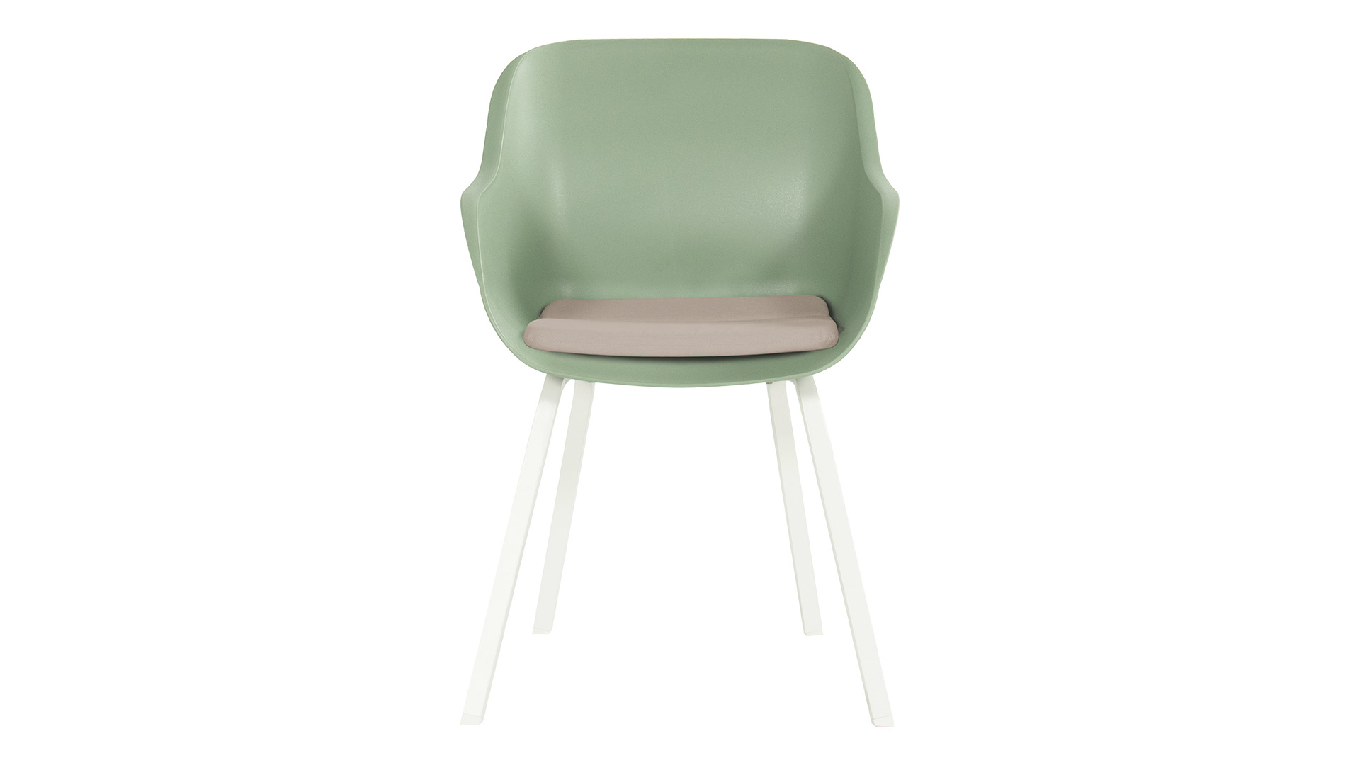 Le Soleil Element Armchair Color Green With Aluminum Legs Royal White Including Seat Cushion Susy Taupe