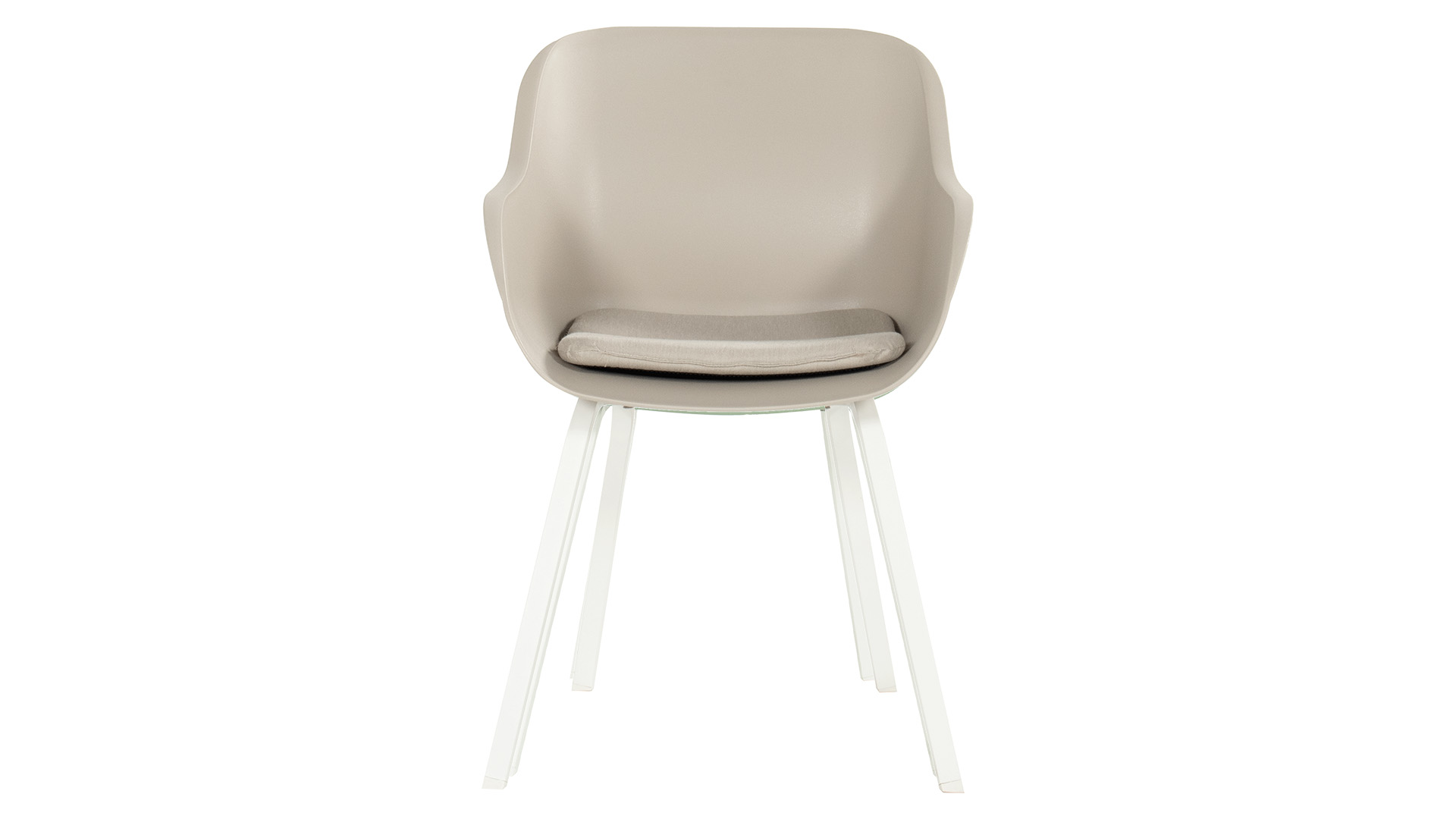 Le Soleil Element Armchair Color Taupe With Aluminum Legs Royal White Including Seat Cushion Susy Taupe