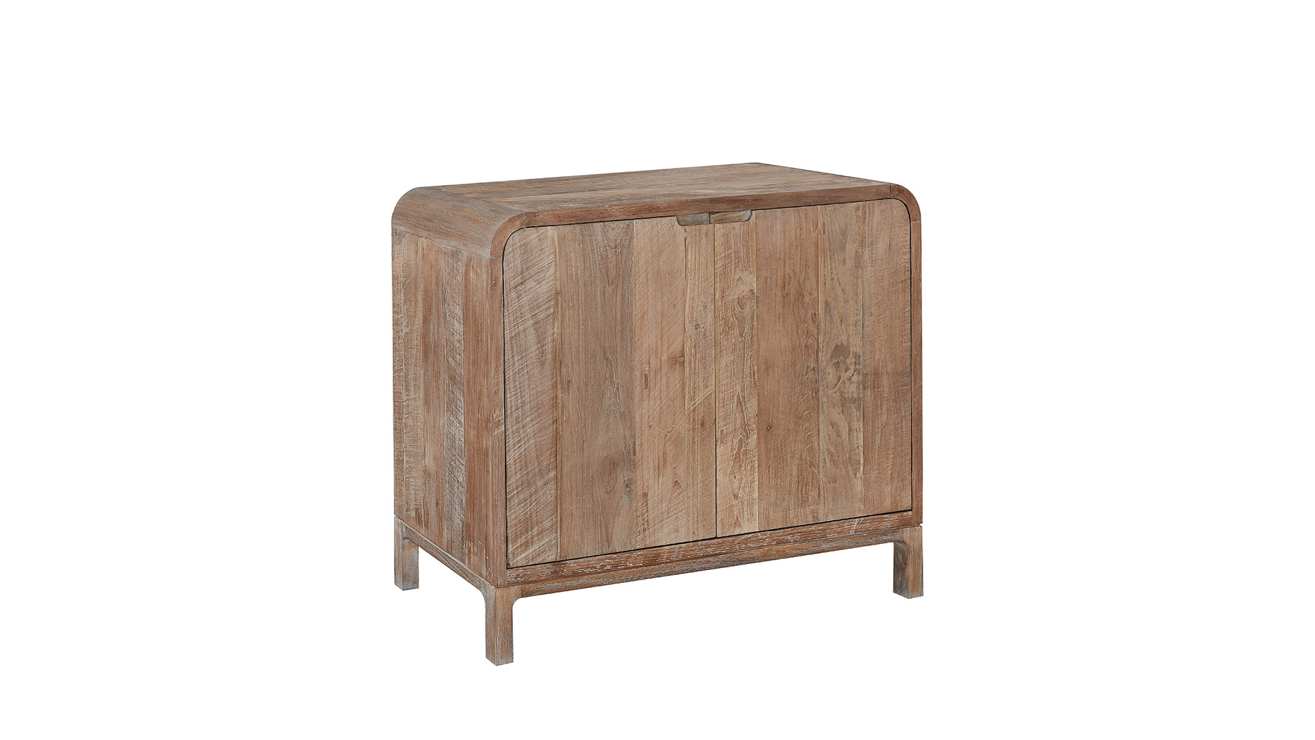 Anny Dressoir Met 2 Draaideuren - Recup Teak Semi Massief