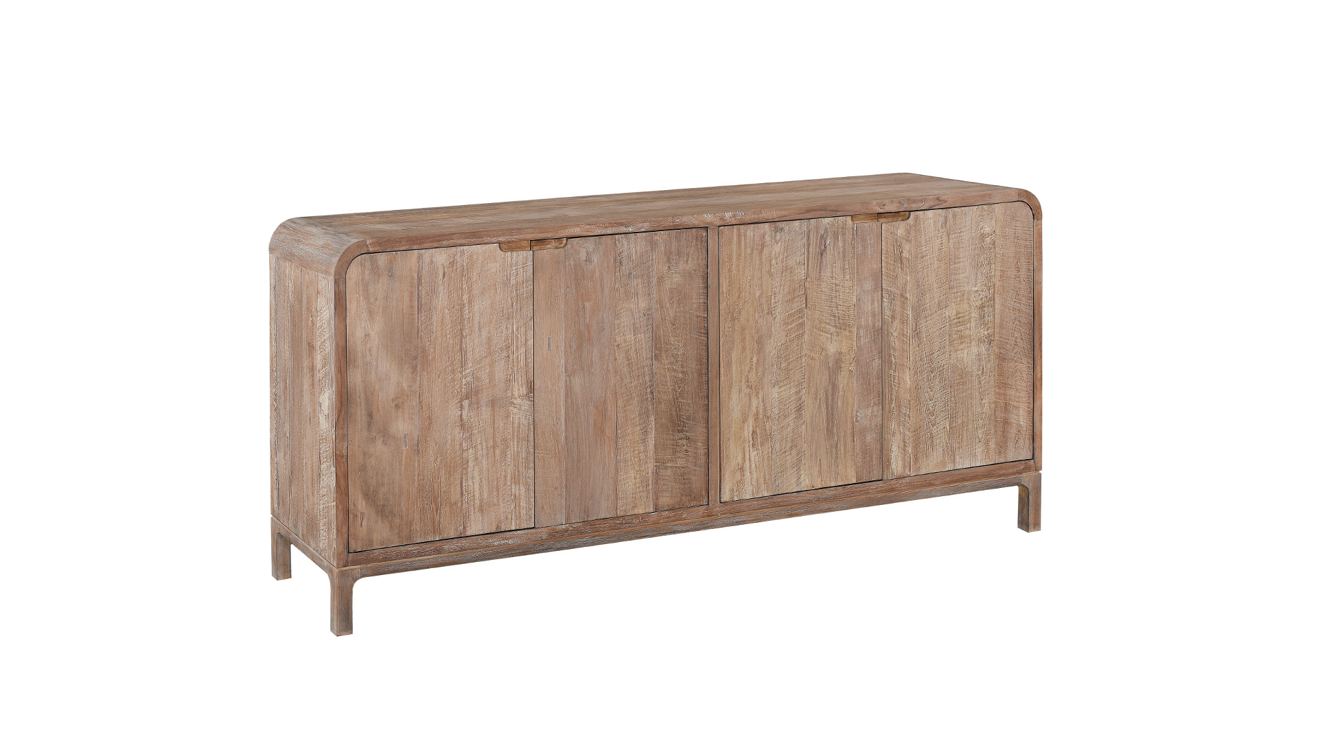 Anny Dresser with 4 Doors - Recup Teak Semi-Solid