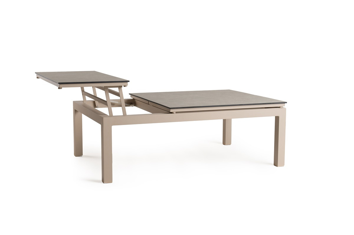 Alu Lounge Rivera Club Chair Champagne Frame With Navajo White Quick-Drying Cushion