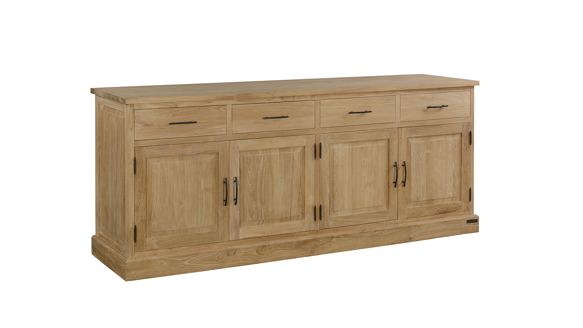 Dressoir Classic 220cm 4 Draaideuren + 4 Laden Classic-Line Diamond Collection