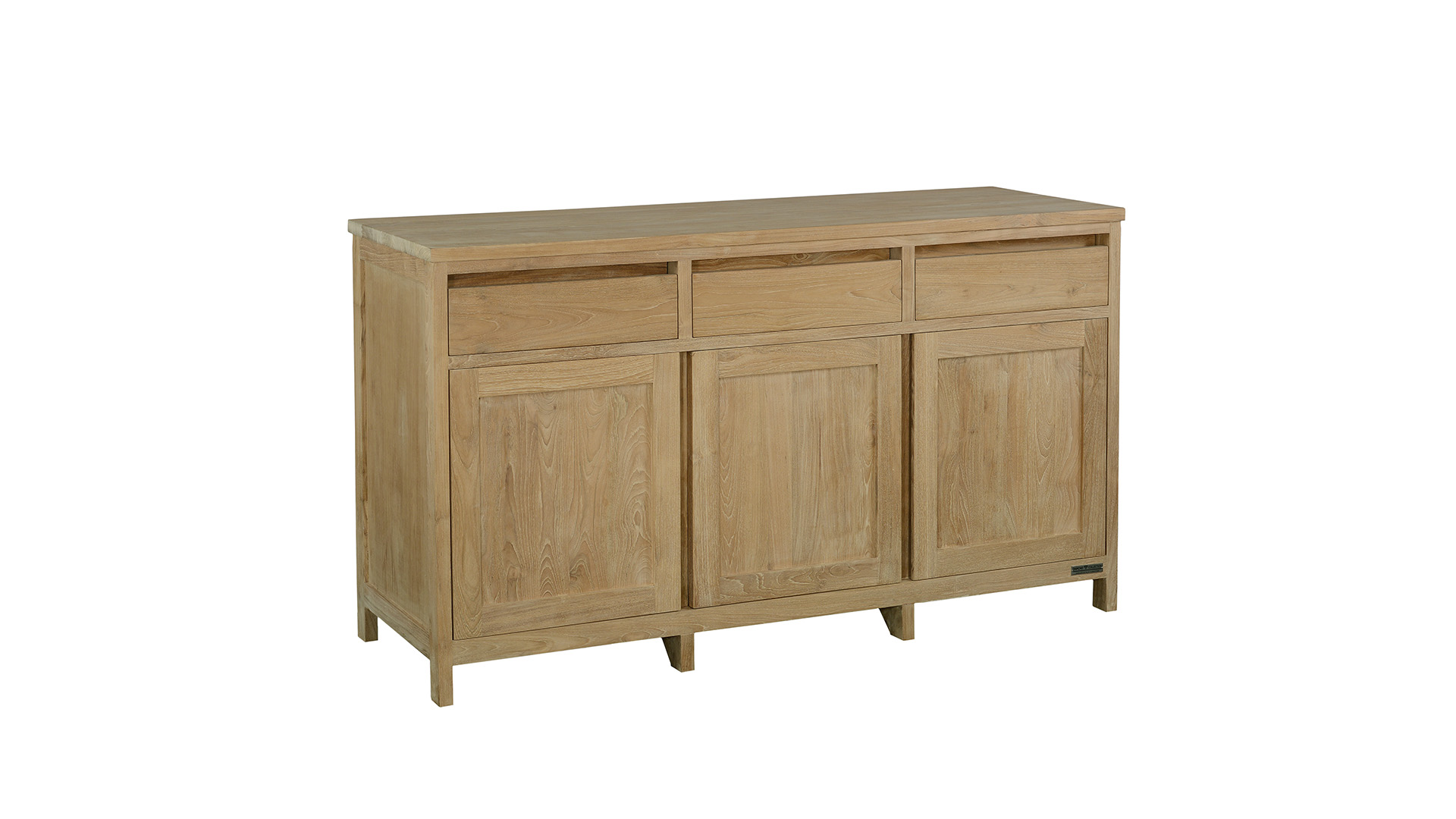 Dressoir Comfort 160cm 3 Draaideuren + 3 Greeploze Laden Comfort-Line Diamond Collection