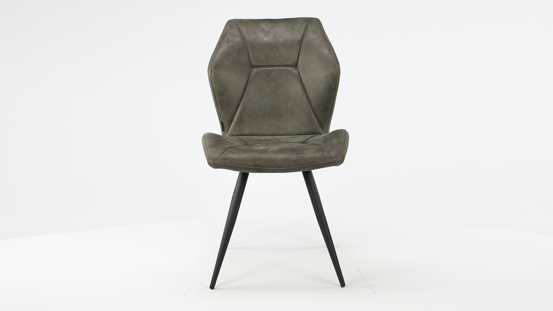 Chaise d'Intérieur Tesla Softyl Acier - Pieds Noirs