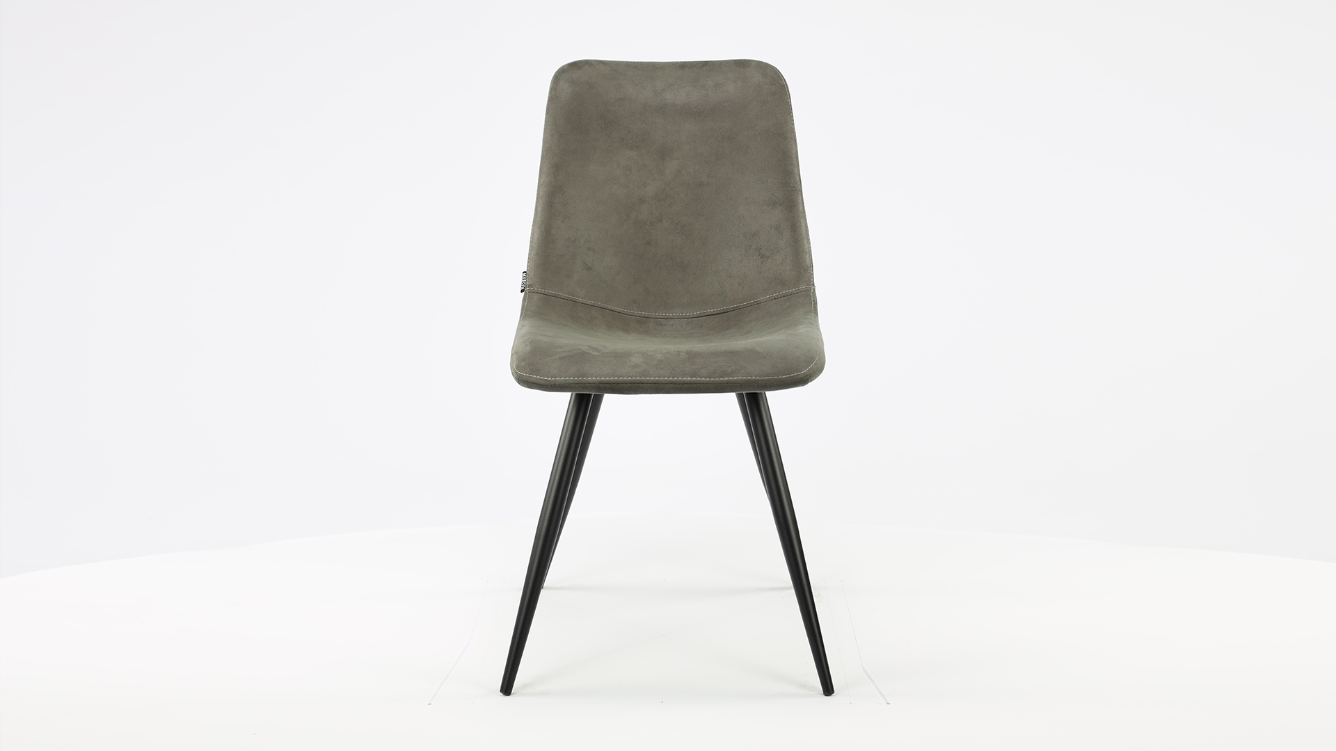 Chaise d'intérieur Spot Softyl en acier avec pieds noirs